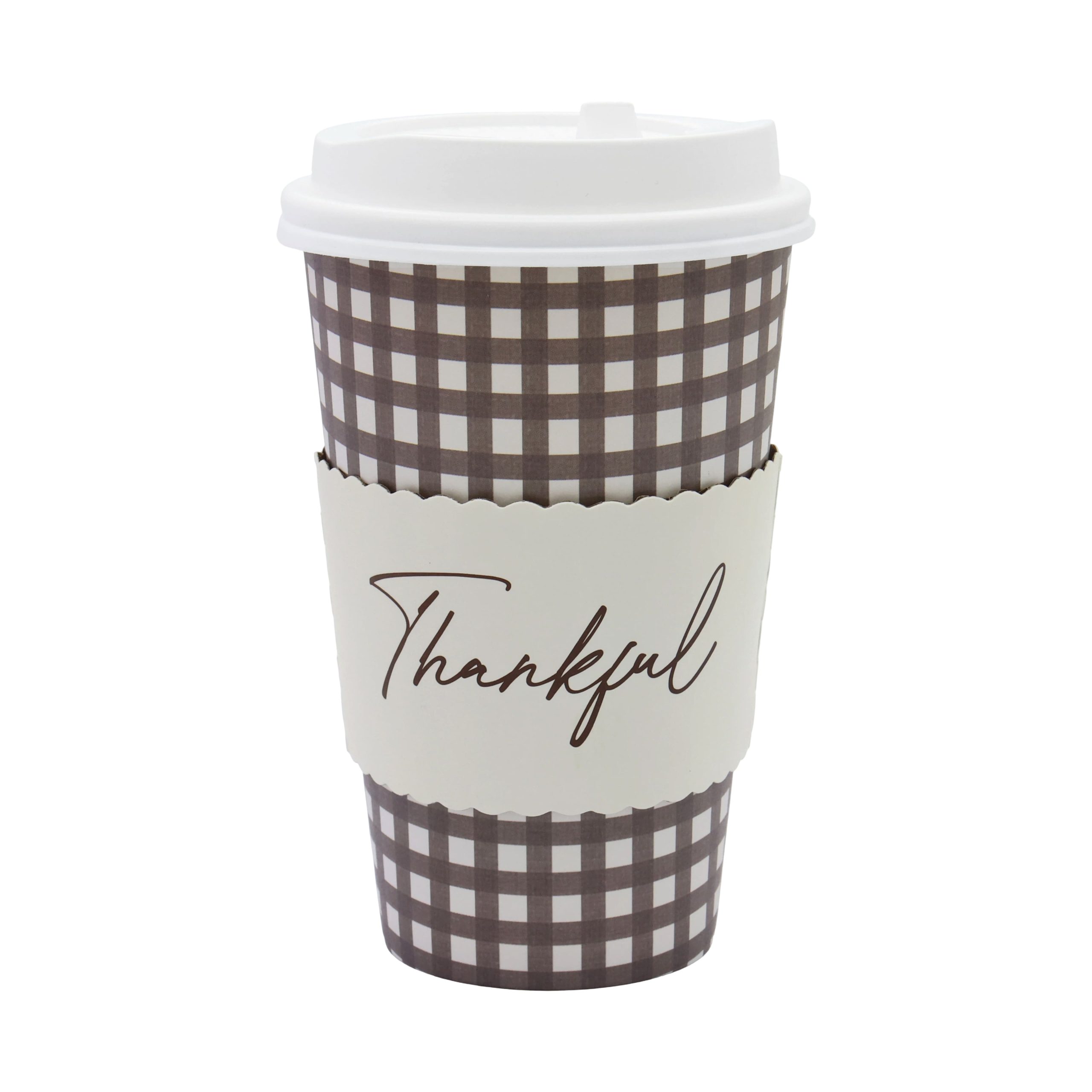 16oz.Thankful To-Go Hot Coffee Cups, 10ct. by Celebrate It™