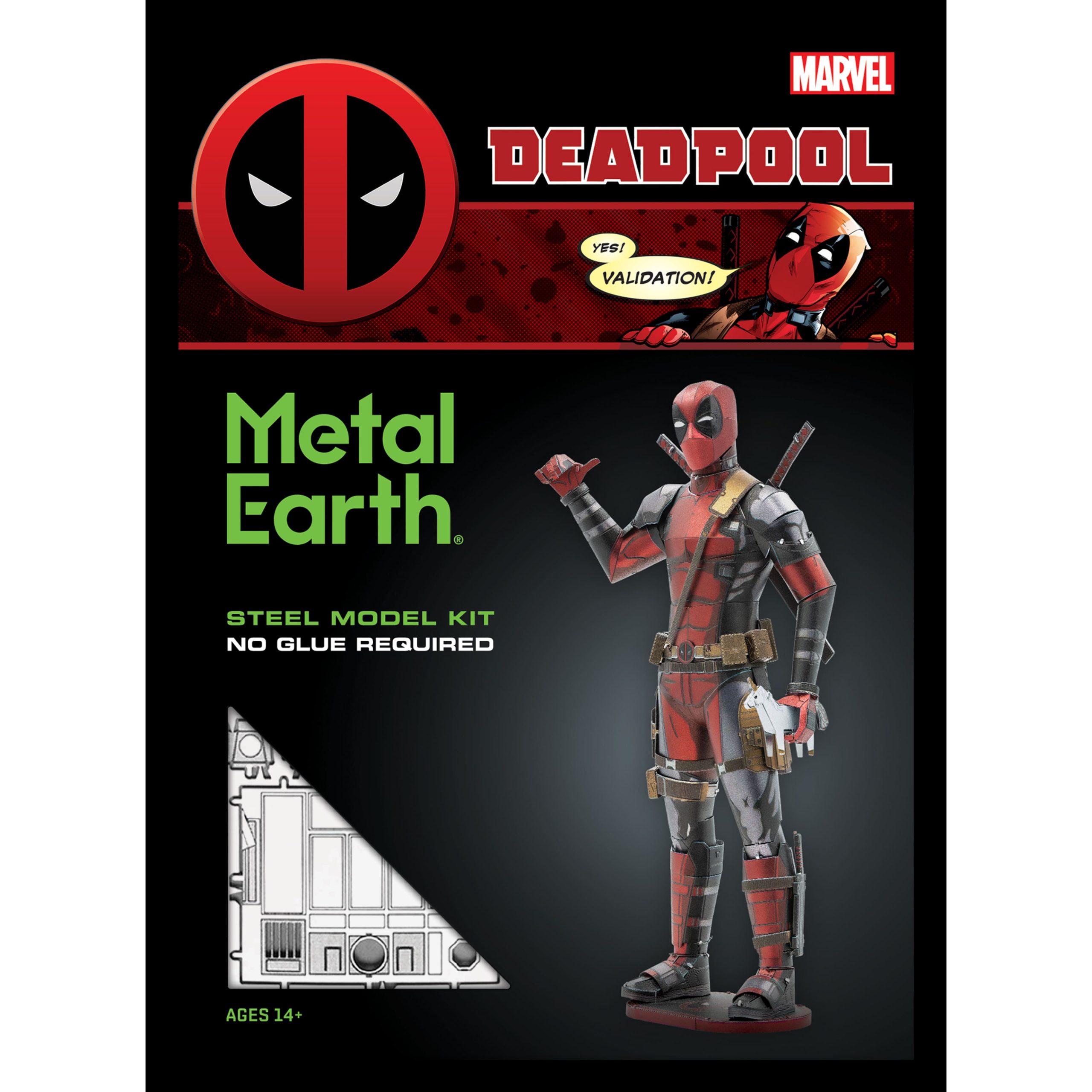 Metal Earth® Deadpool Steel Model Kit - Image 2