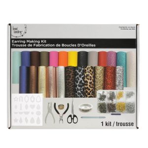 Faux Leather Earring Making Kit by Bead Landing™