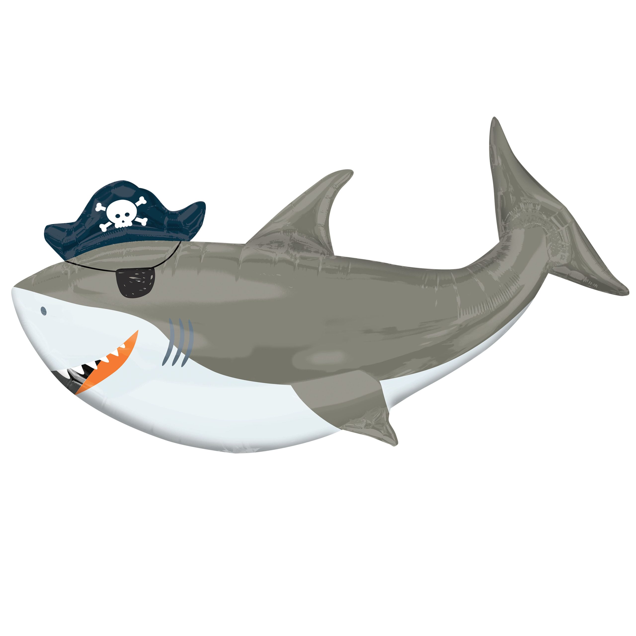 41" Ahoy Birthday Shark Foil Balloon