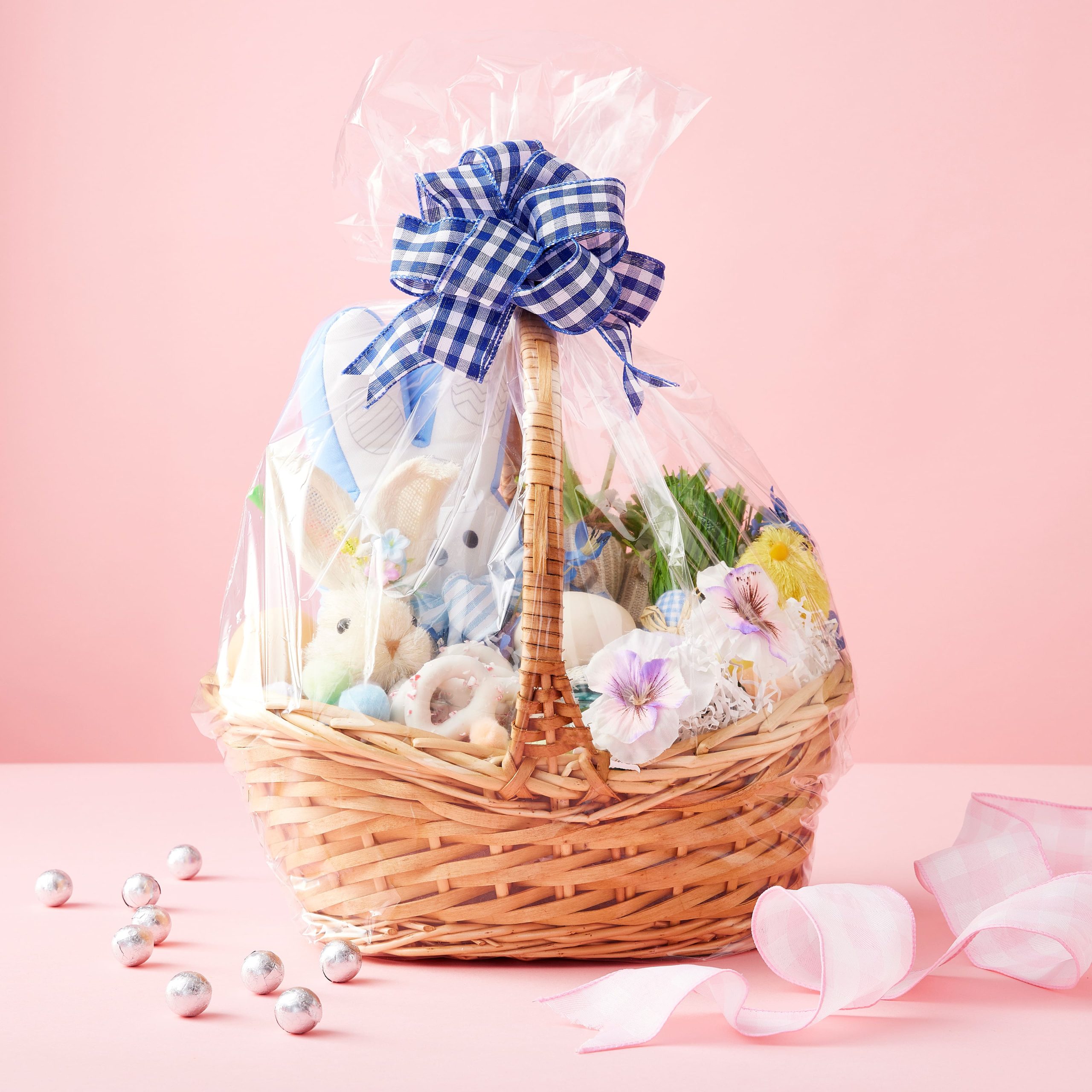 Large Clear Basket Gift Bags by Celebrate It™, 12ct. - Image 2