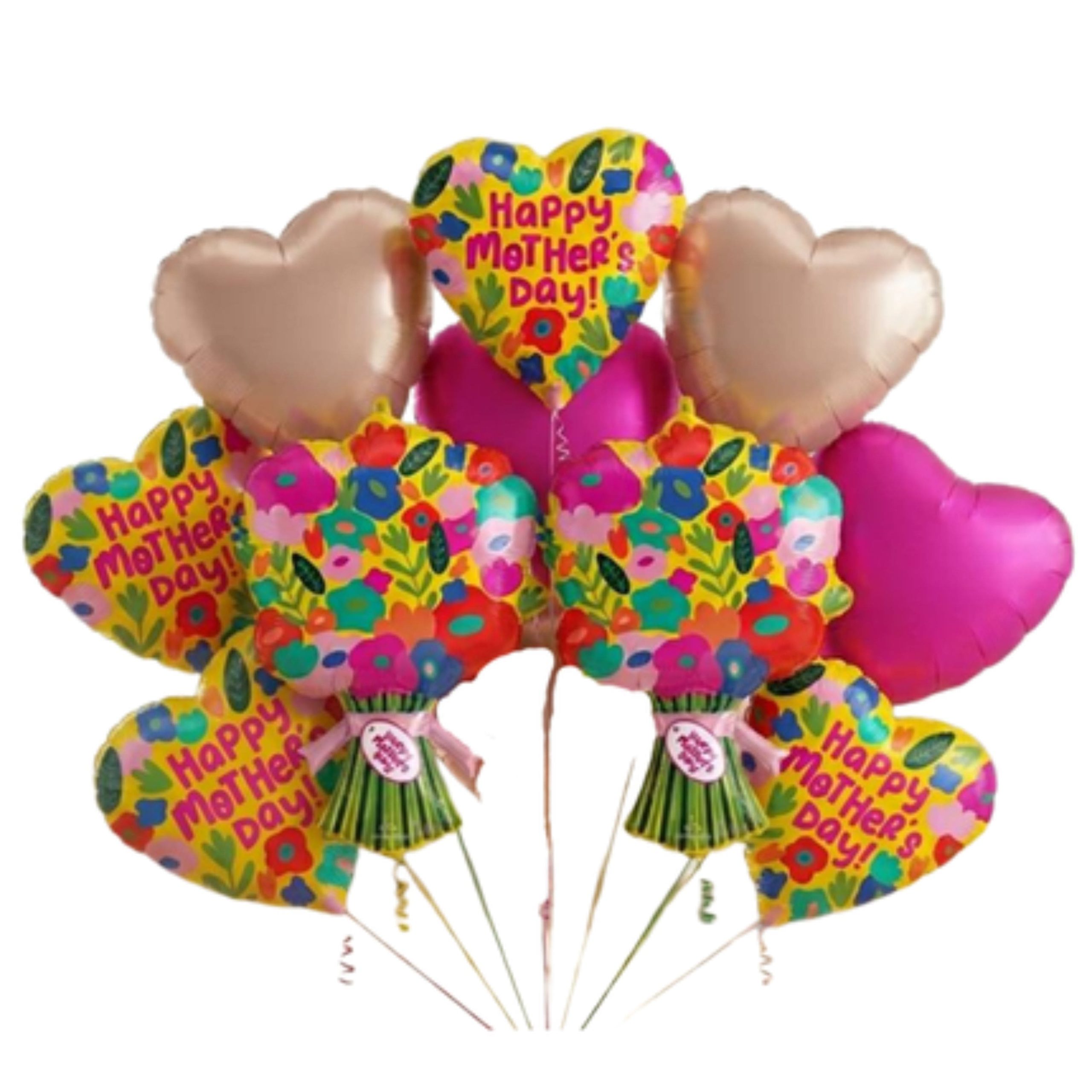 Mother's Day Hothouse Floral Foil Balloon Bundle