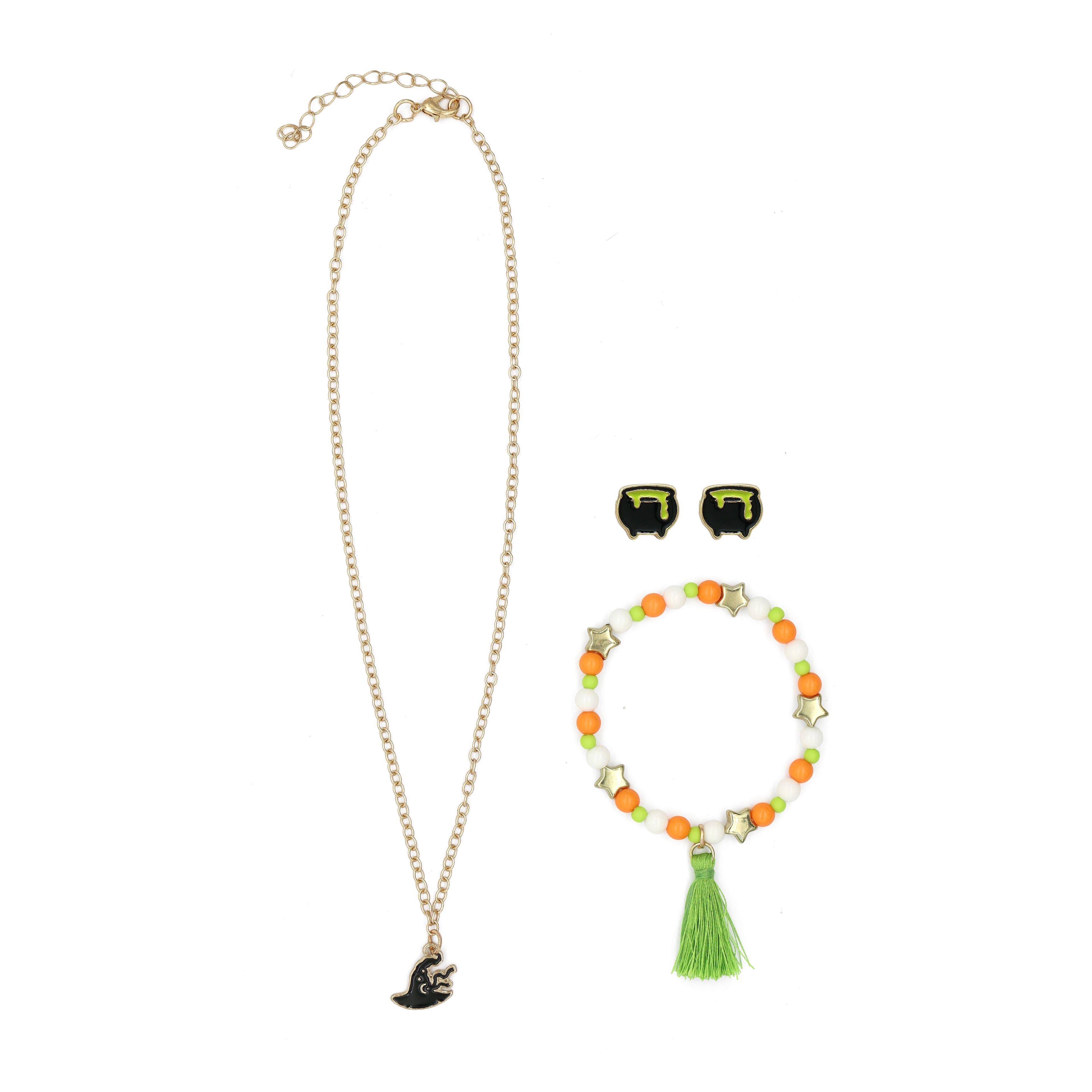 Halloween Green  Jewelry Set by Celebrate It™