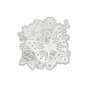 Butterfly & Flowers Cutting Die by Recollections™