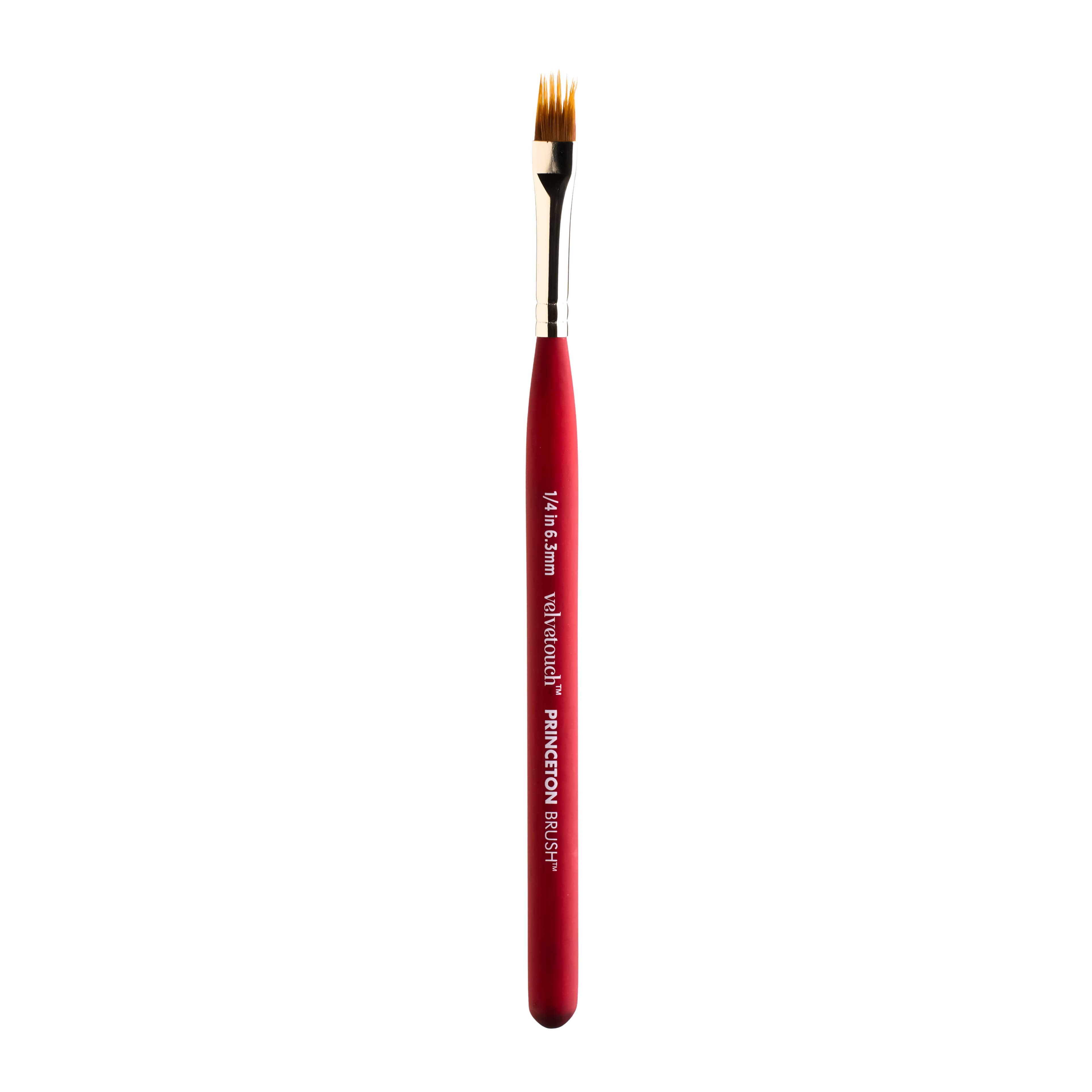 Princeton™ Velvetouch™ 1/4" Mixed Media Short Handle Mini Filbert Grainer Brush