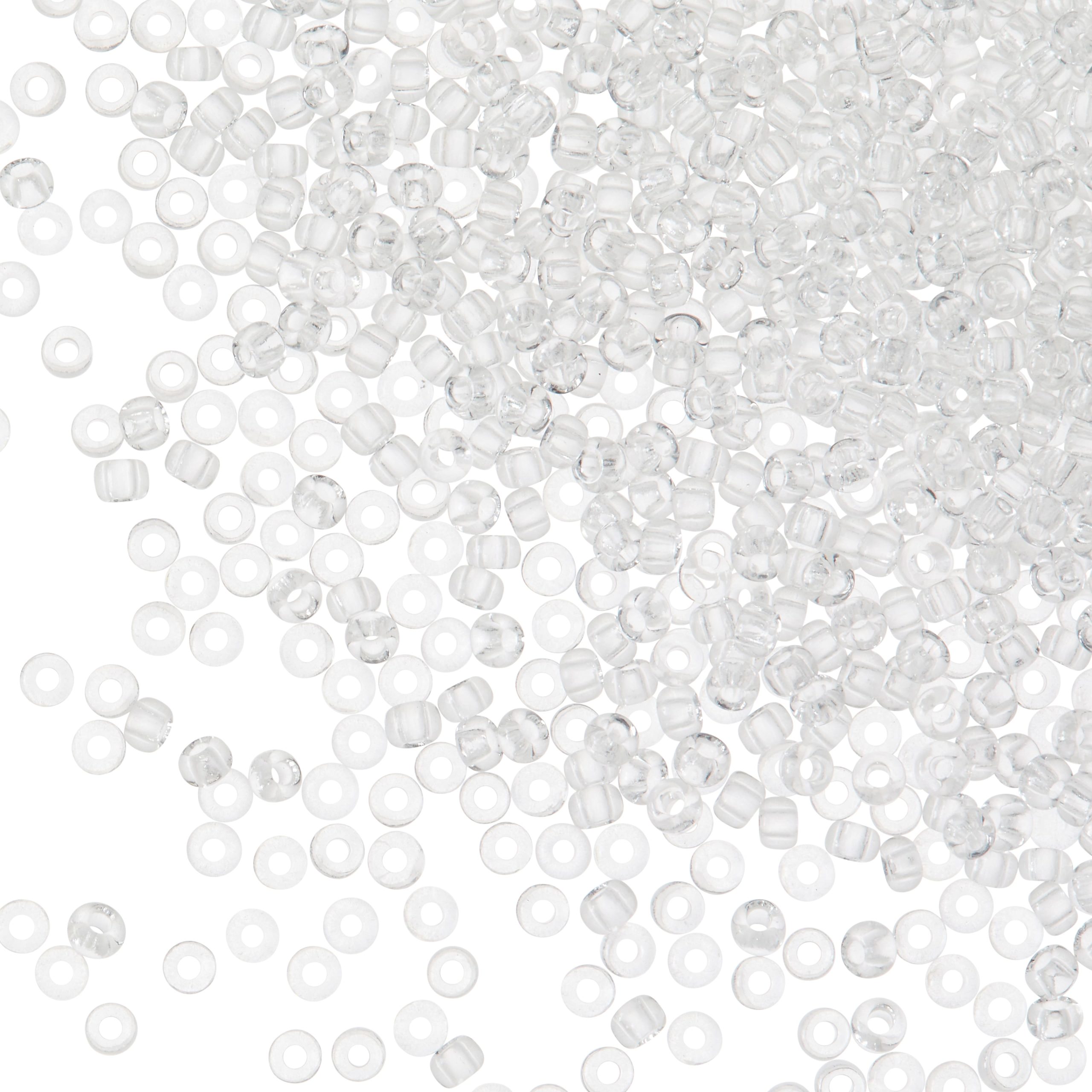 John Bead Opaque Czech Glass Seed Beads, 11/0