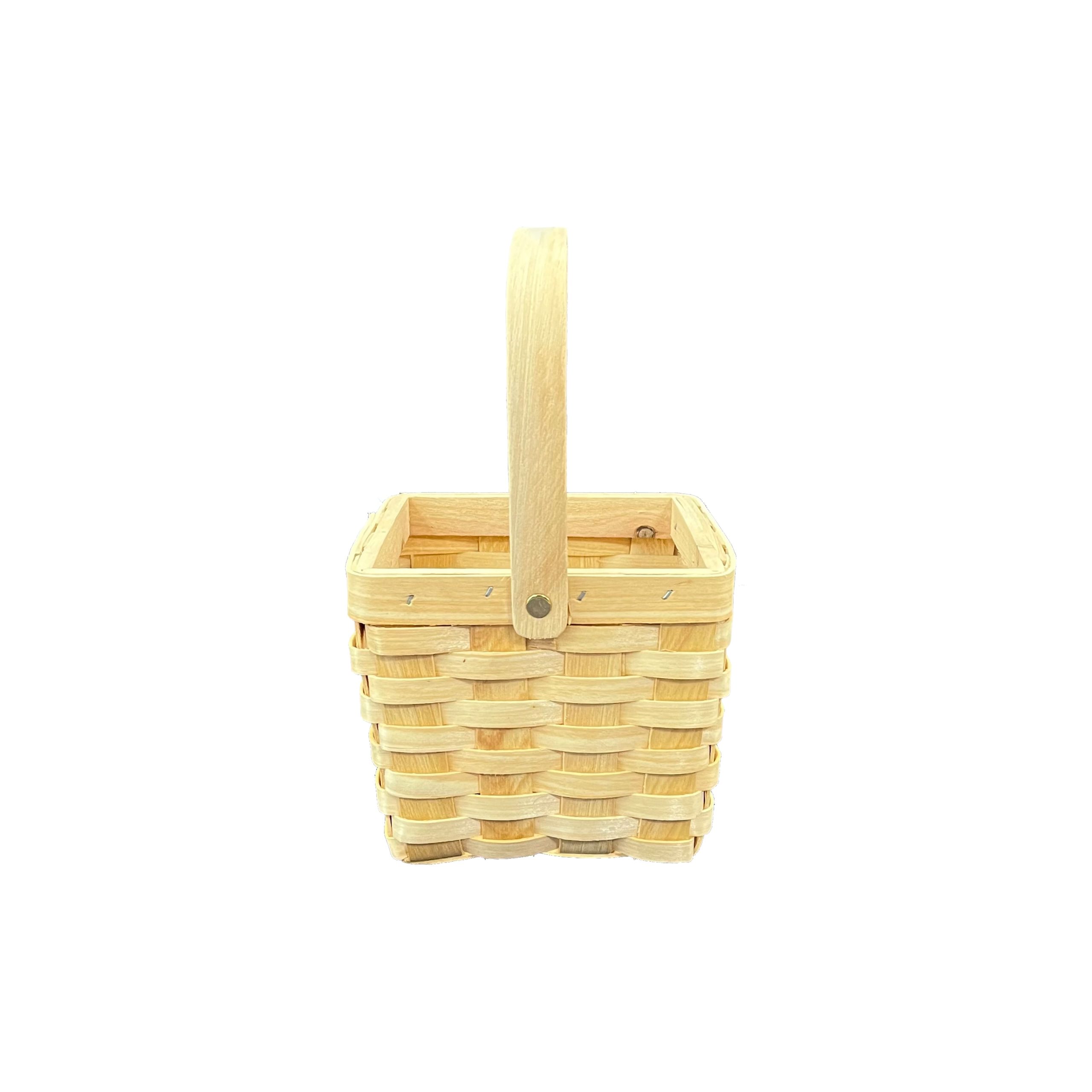 Small Natural Square Basket by Ashland® - Image 3