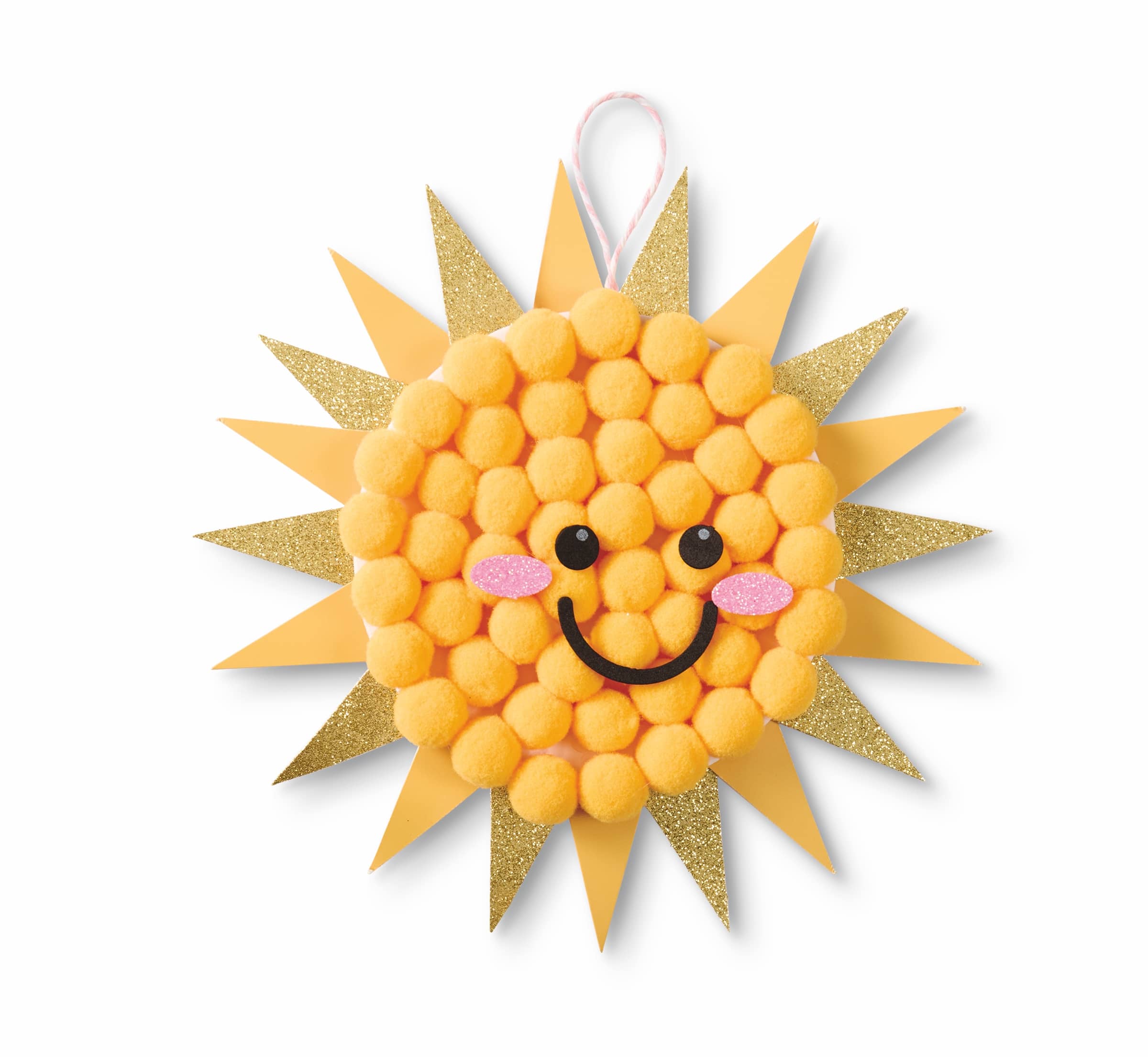 Sun Pom-Pom Plate Craft Kit by Creatology™