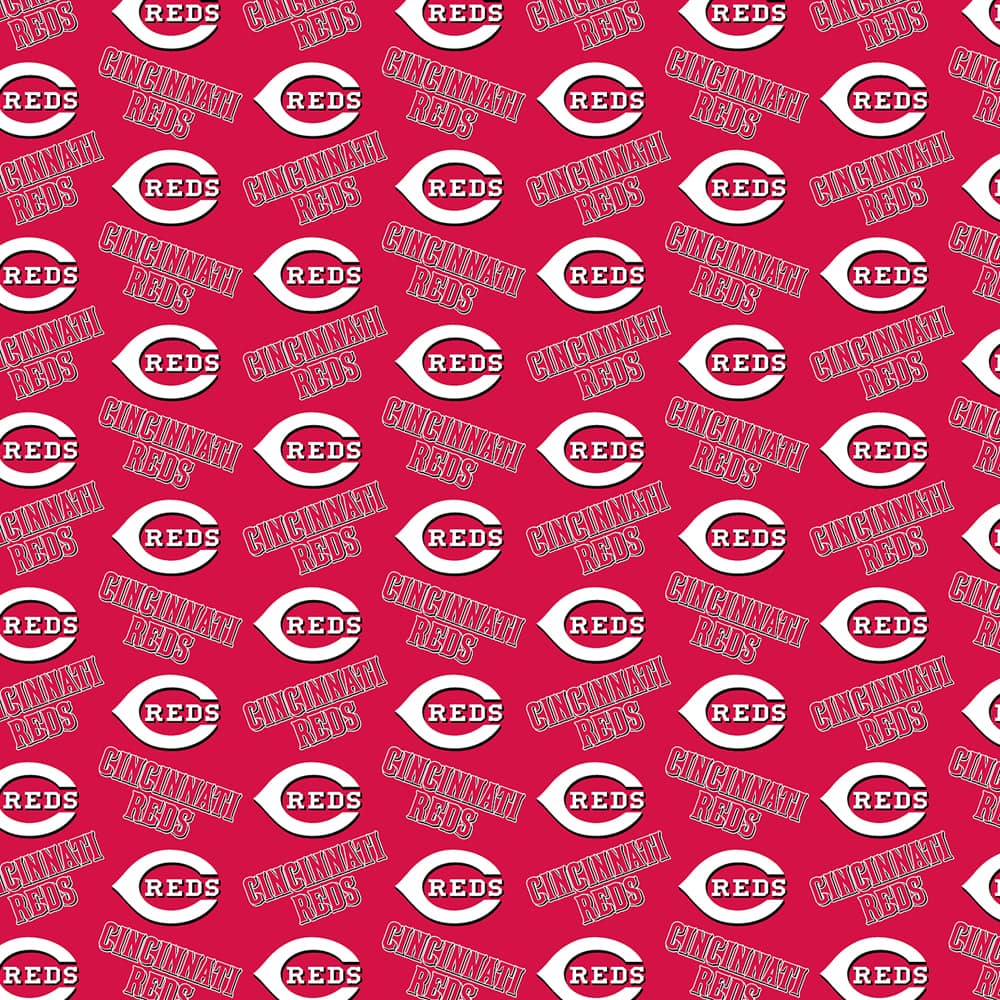 MLB Cincinnati Reds Logo Cotton Fabric