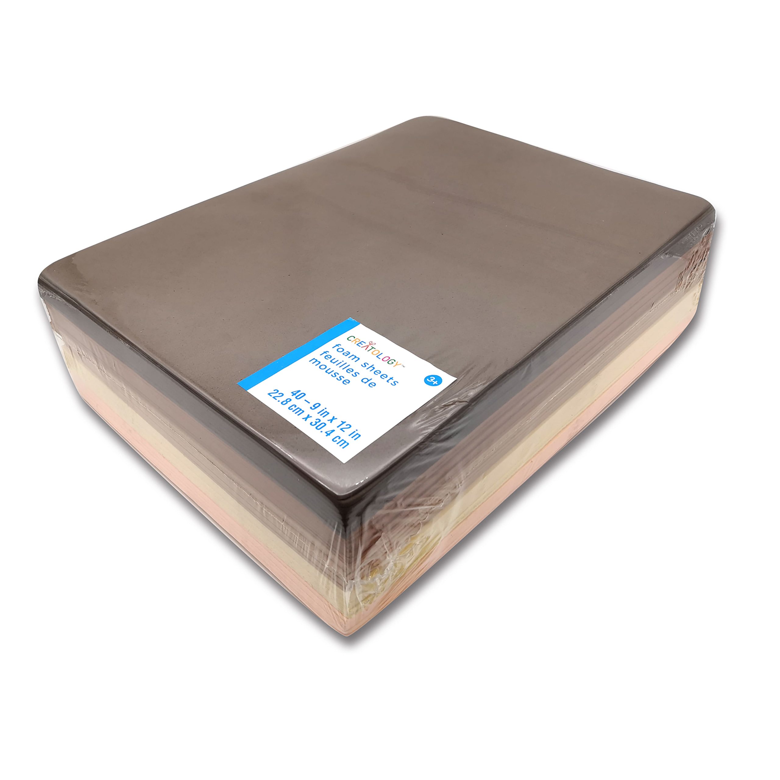 Neutral 9" x 12" Foam Sheets by Creatology™, 40 Sheets - Image 2