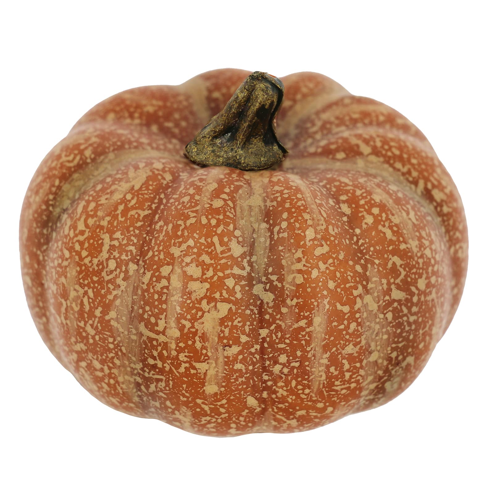 3.8" Dark Orange Decorative Pumpkin by Ashland®