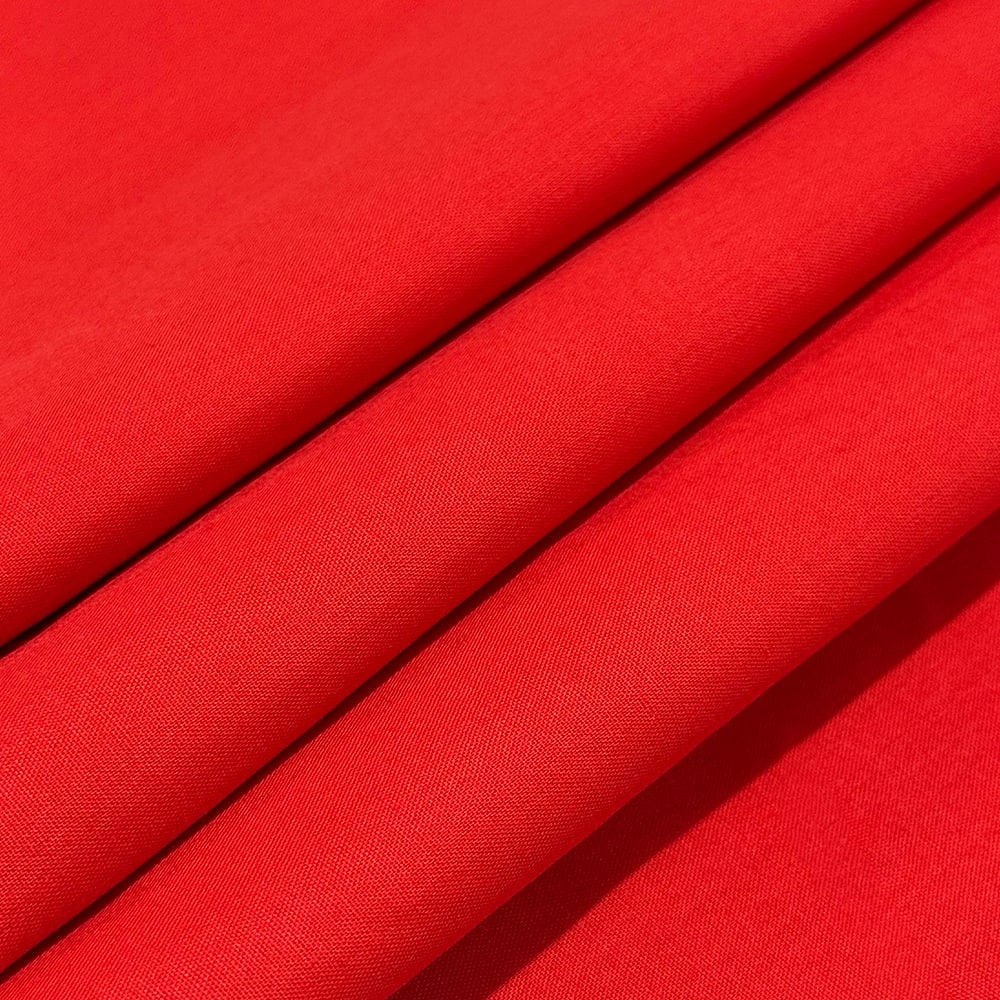 Feldman Red Broadcloth Fabric - Image 3