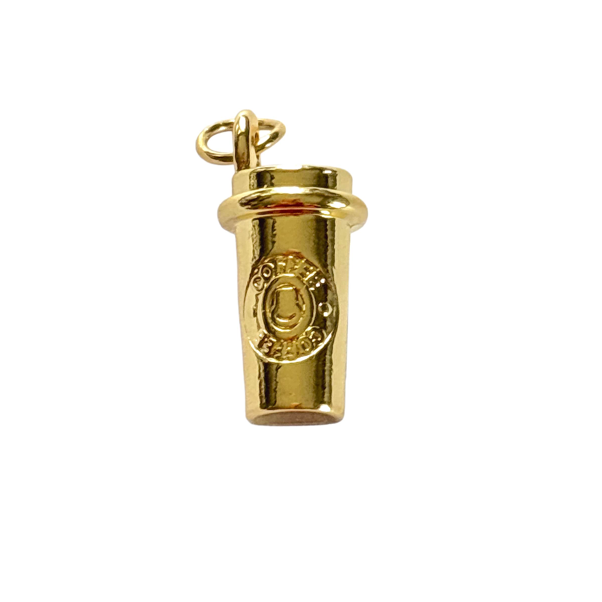 Charmed Bar Gold Coffee Cup Charm by Bead Landing™