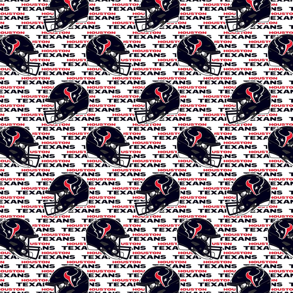 NFL Houston Texans Logo Cotton Fabric