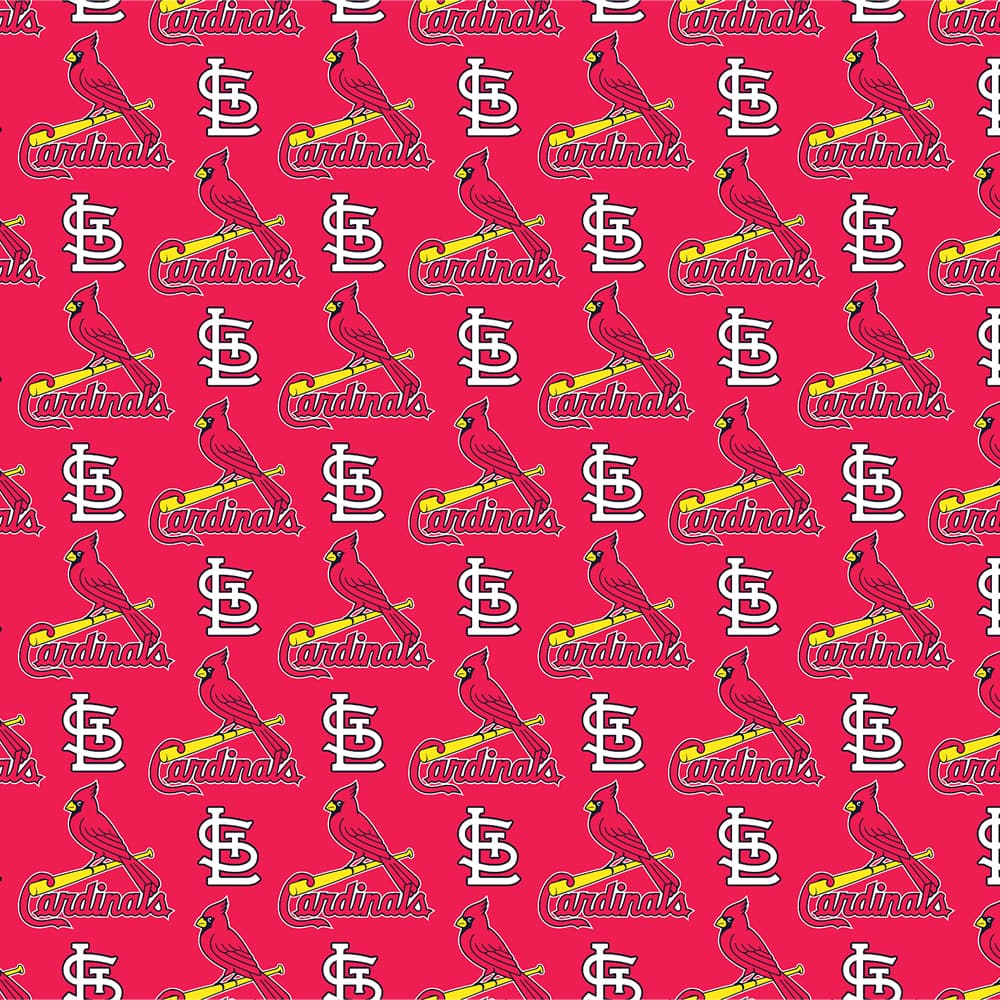 MLB St. Louis Cardinals Logo Cotton Fabric