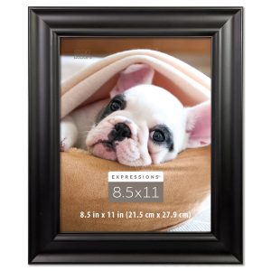 Expressions™ 8.5" x 11" Black Document Frame by Studio Décor®