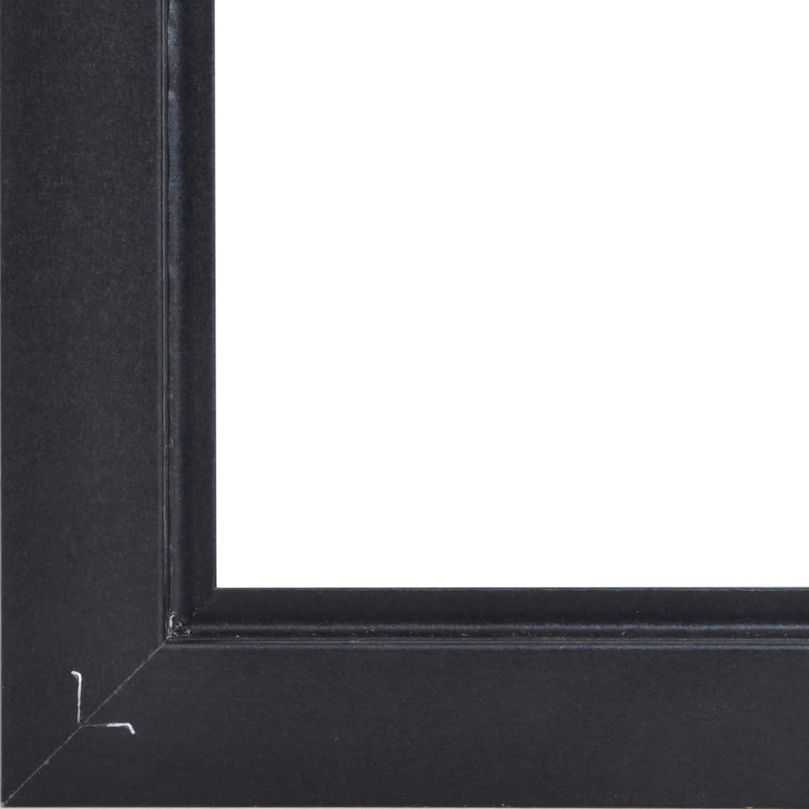 Simply Essentials™ Black Flat Frame with Mat by Studio Décor® - Image 4