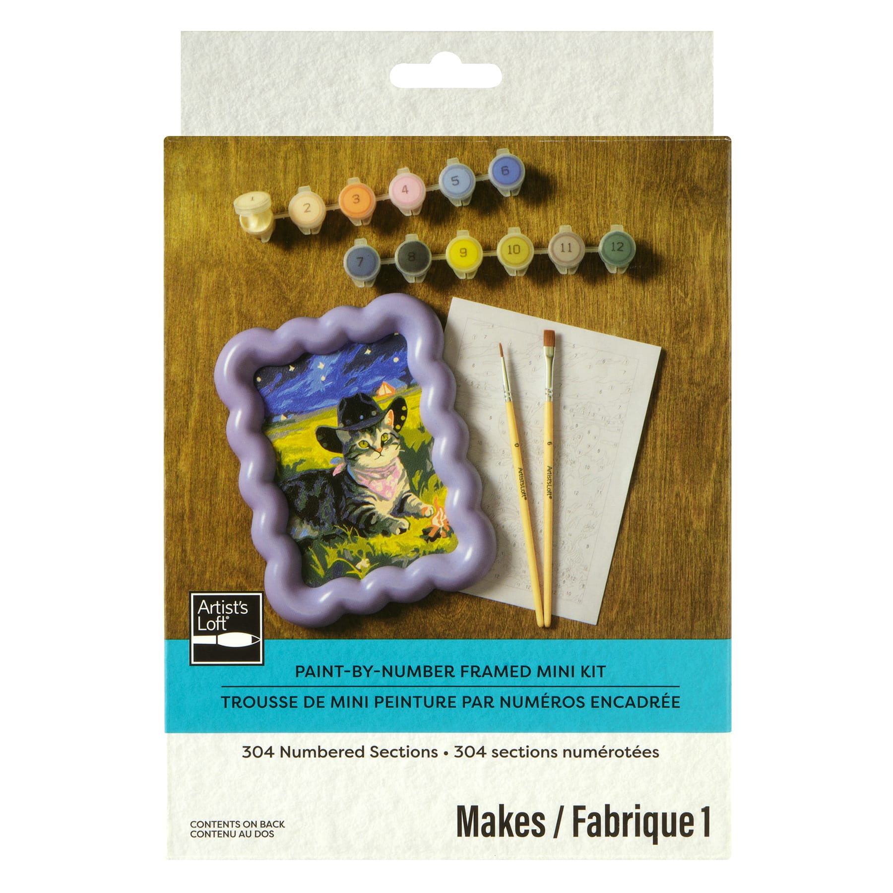 Cat Paint-by-Number Framed Mini Kit by Artist's Loft®