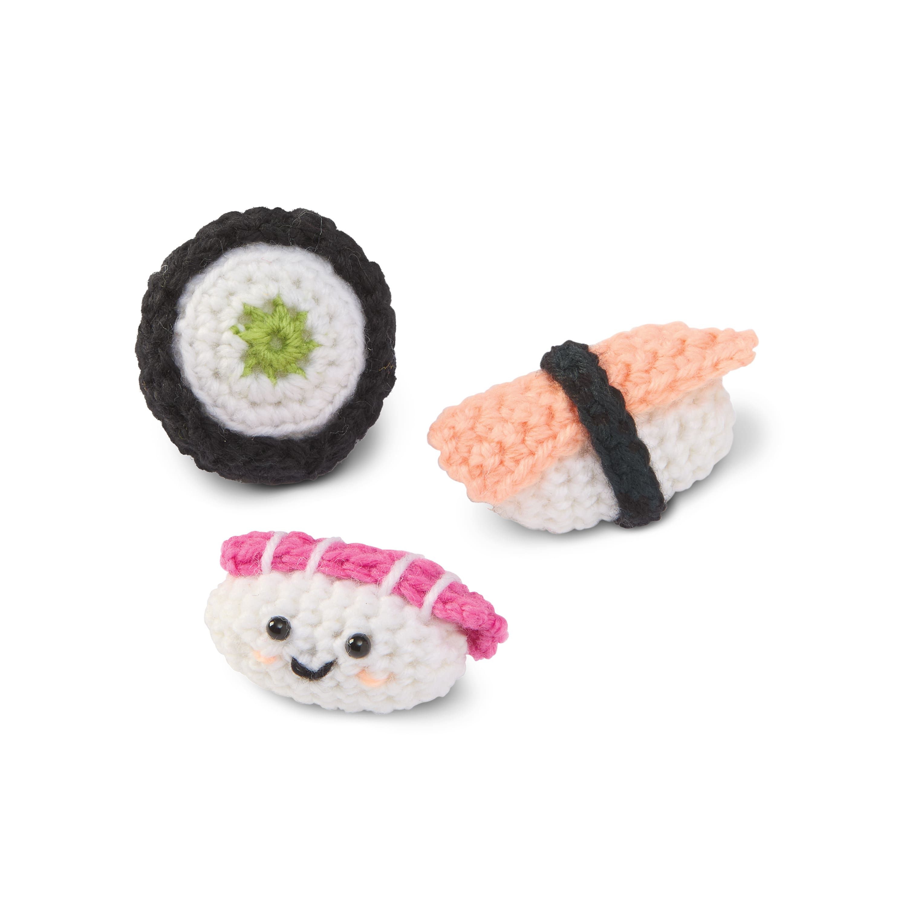 Summer Sushi Trio Crochet Kit by Loops & Threads®