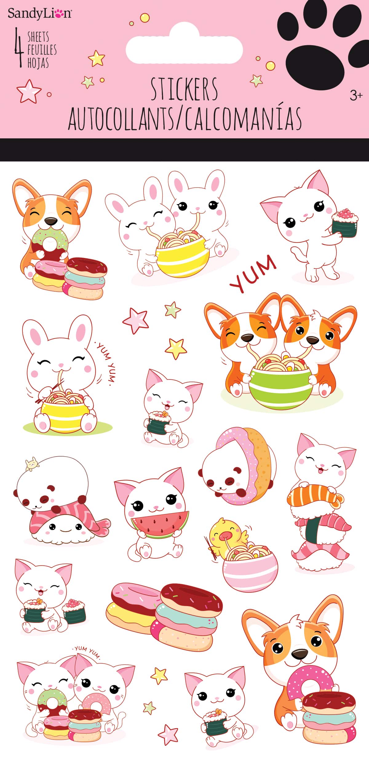 Sandy Lion® Party Animals Stickers - Image 3