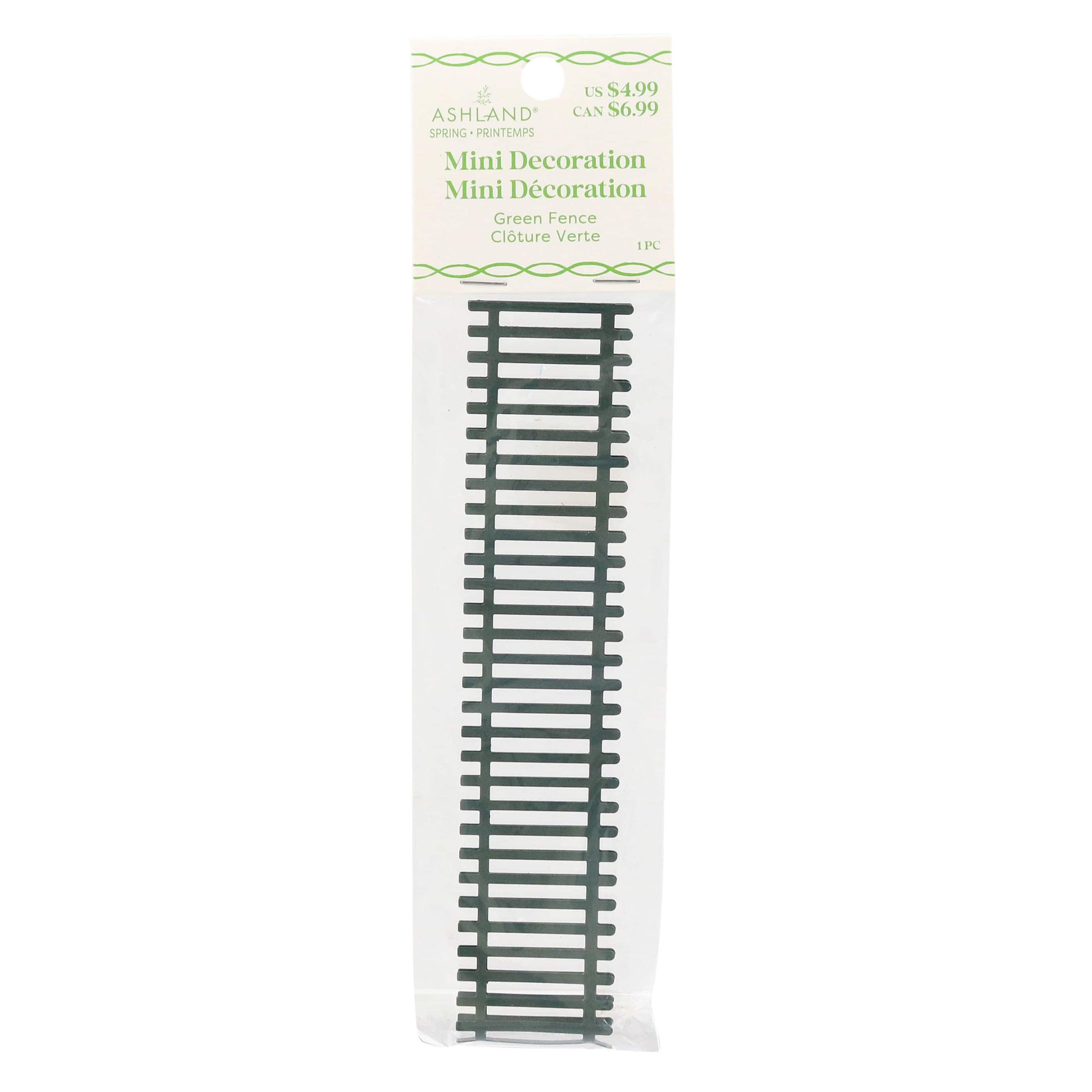 Mini Green Metal Fence by Ashland®