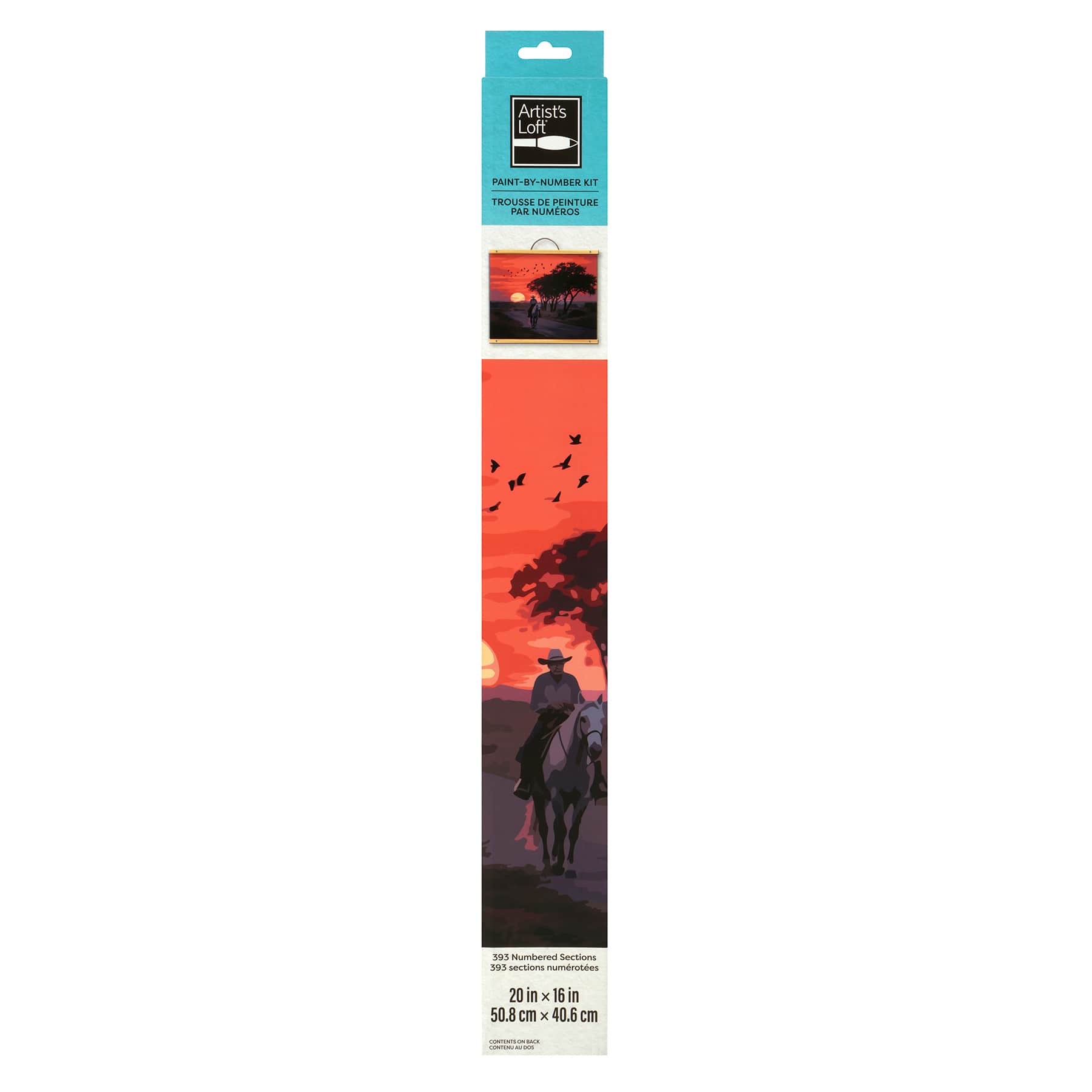20" x 16" Cowboy Paint-by-Numbers Kit by Artist's Loft®