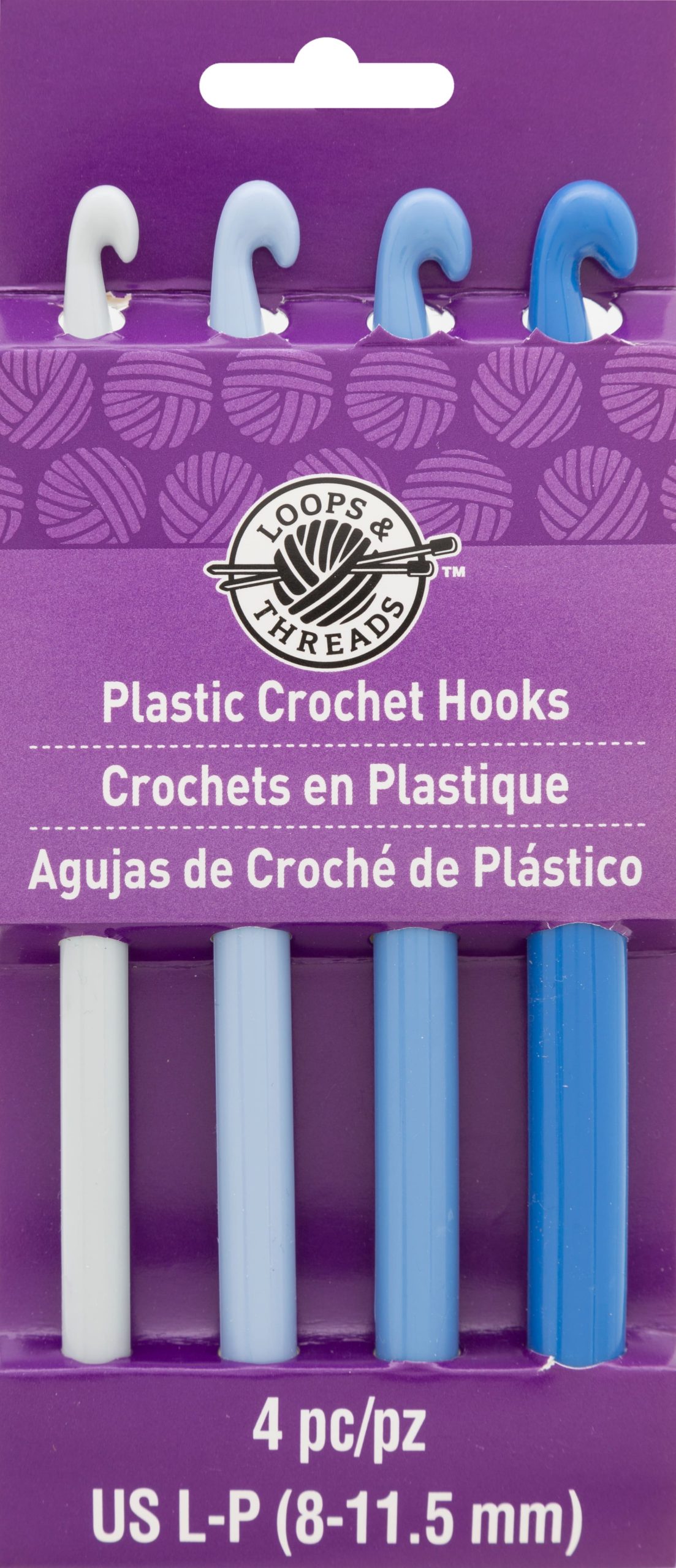 Plastic Crochet Hook Set by Loops & Threads®, L-P - Image 4