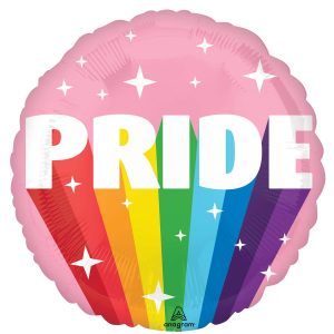 17" Burst of Pride Foil Balloon