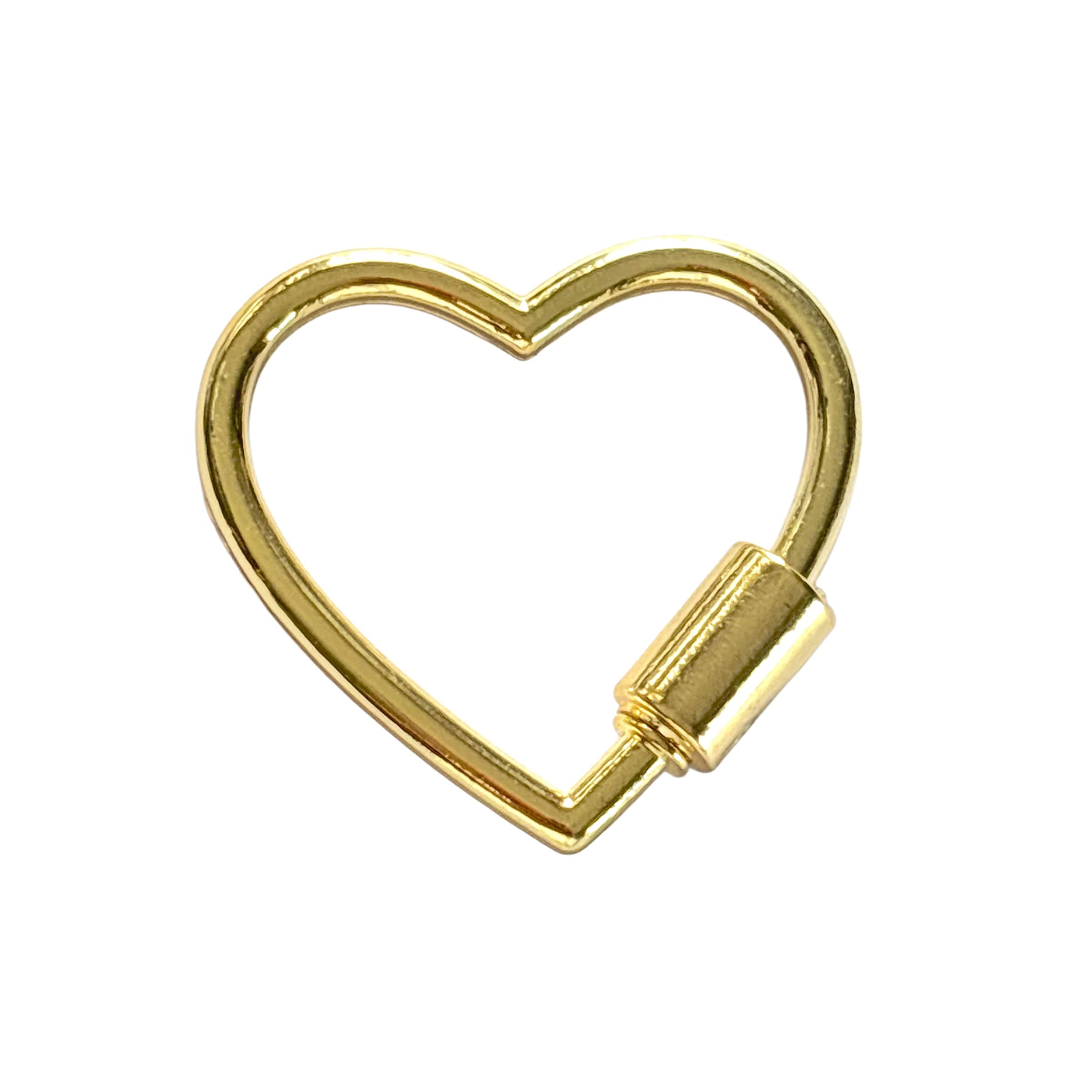 Charmed Bar Gold Heart Charm Connector by Bead Landing™