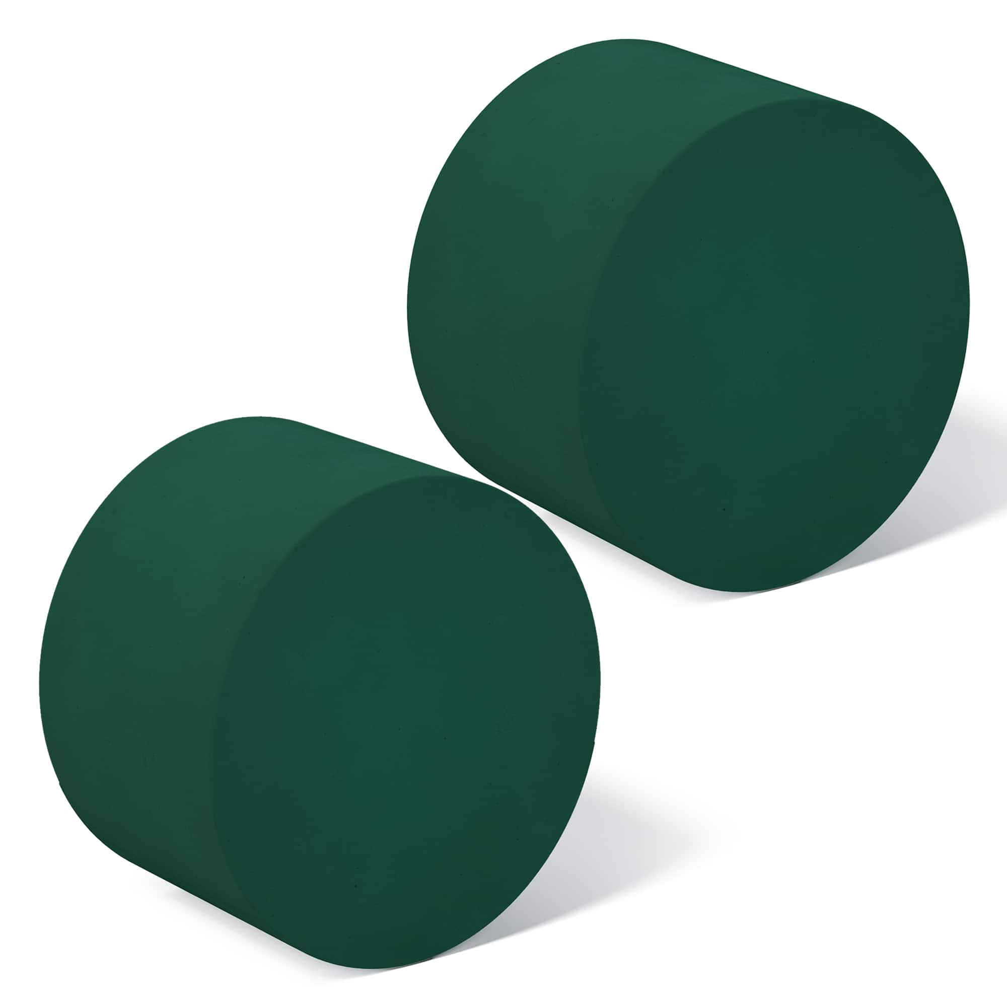 FloraCraft® 1.75" x 2.75" Green Artesia WetFōM® Discs, 2ct. - Image 2