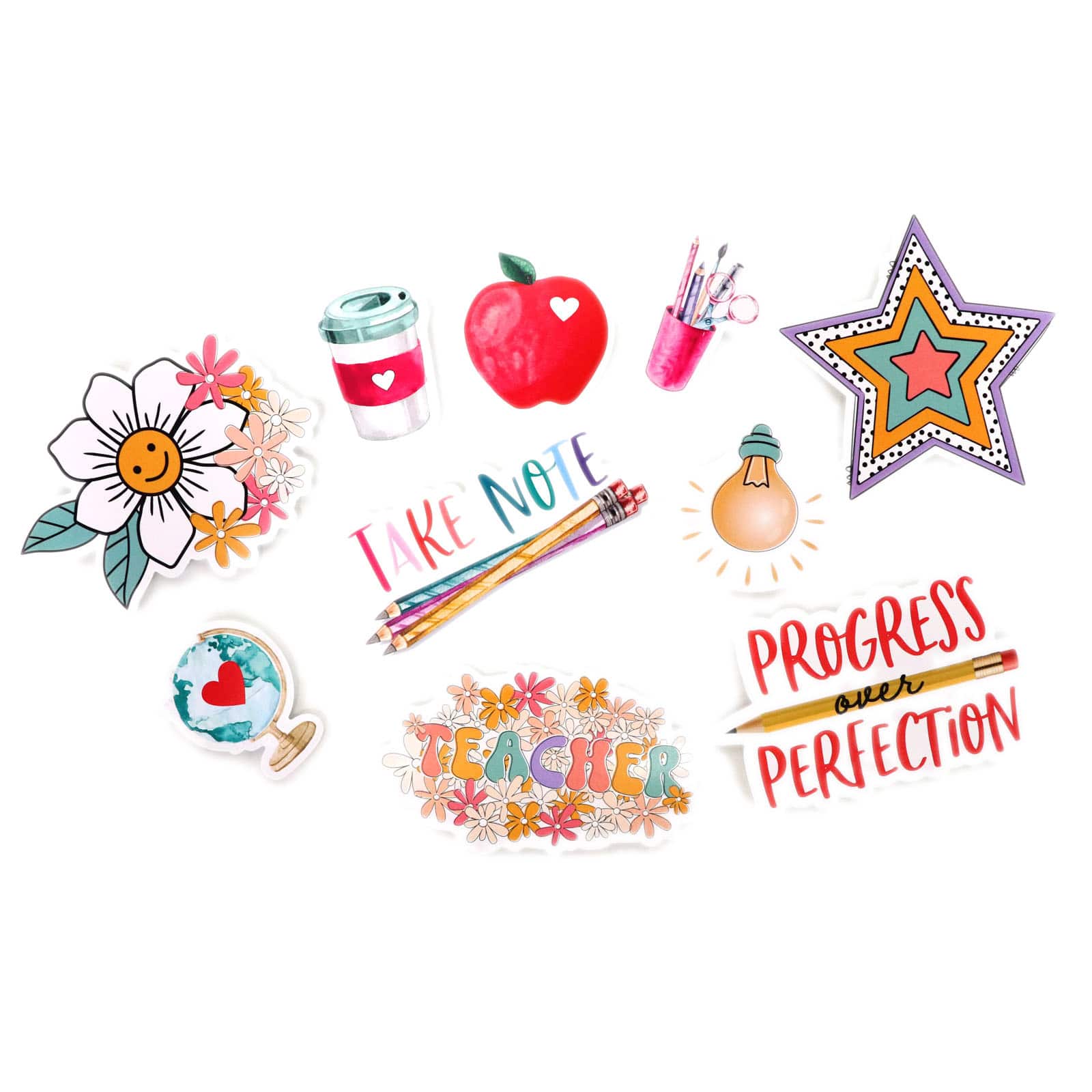 Vinyl Diecut Teacher Sticker Set by Recollections™
