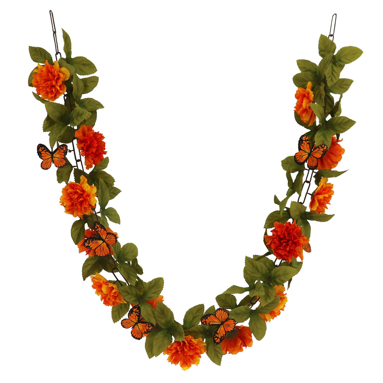 6ft. Marigold & Butterfly Garland by Ashland®
