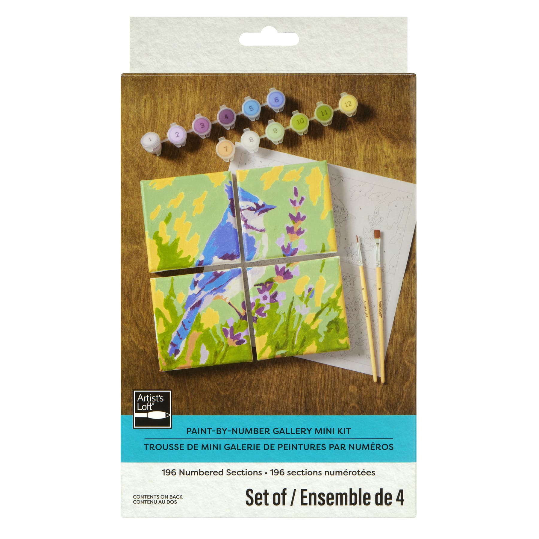 Blue Jay Paint-by-Number Gallery Mini Kit by Artist's Loft®