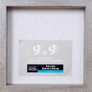 Gray Belmont Shadow Box by Studio Décor®