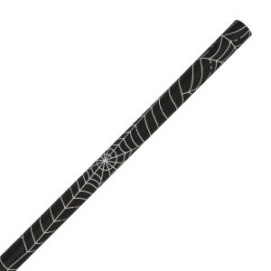 Class Rules! 48" x 12ft. Black & White Spiderweb Bulletin Board Paper by B2C™