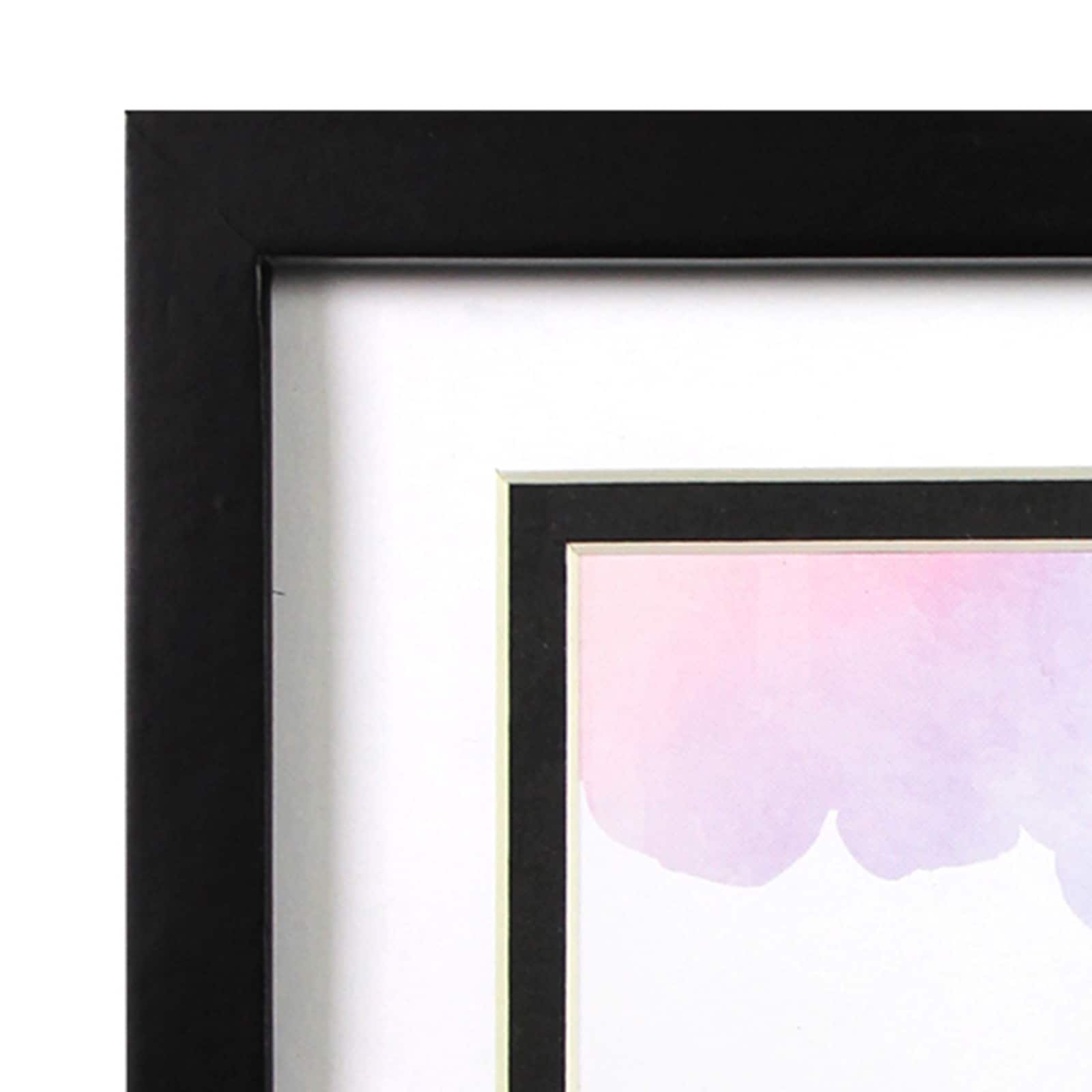 Simply Essentials™ 2 Opening 4" x 6" Black Collage Frame with Mat by Studio Décor® - Image 3