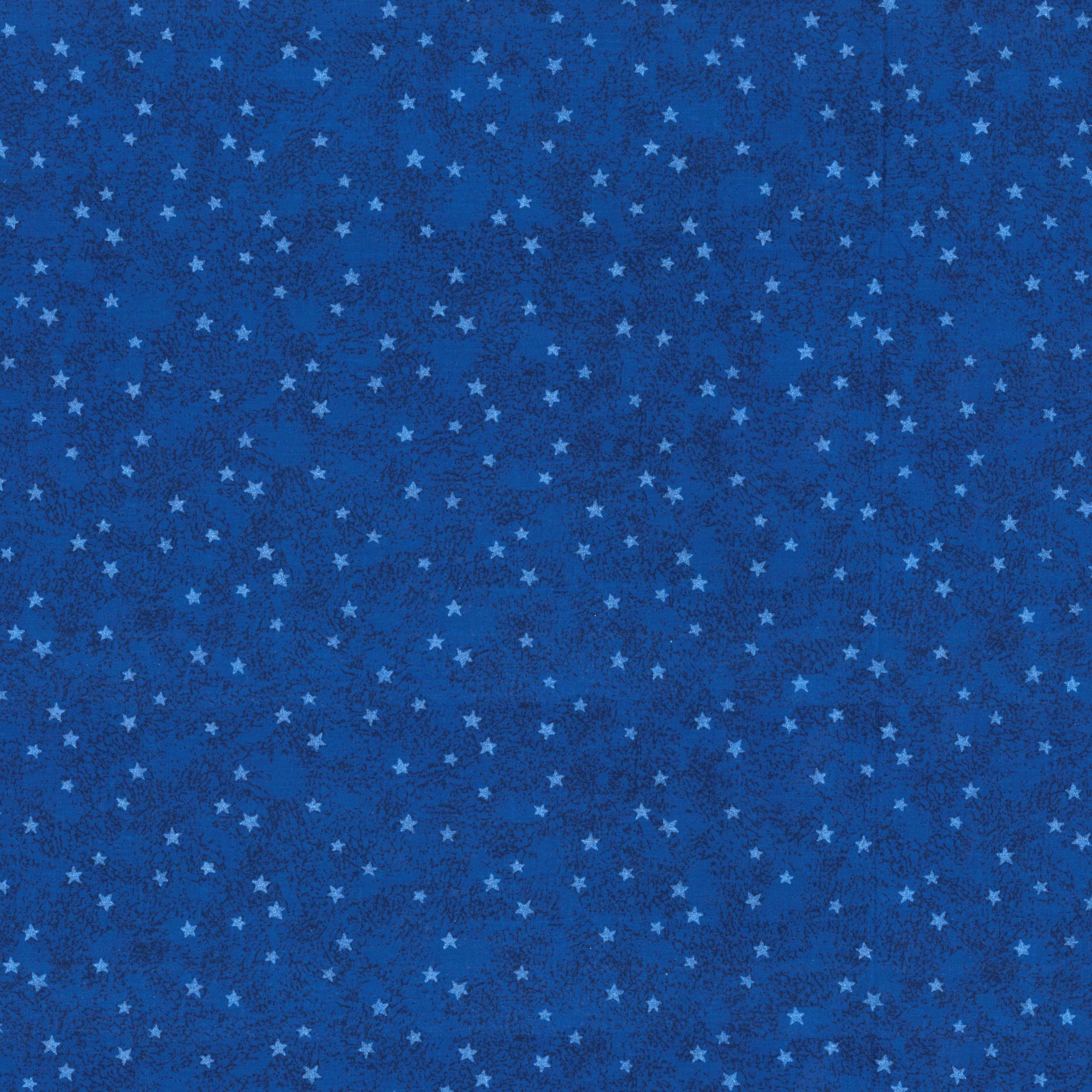 Fabric Traditions Navy Stars Cotton Fabric - Image 3