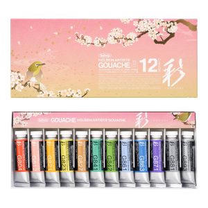 Holbein 12 Color Gouache Irodori Spring Set
