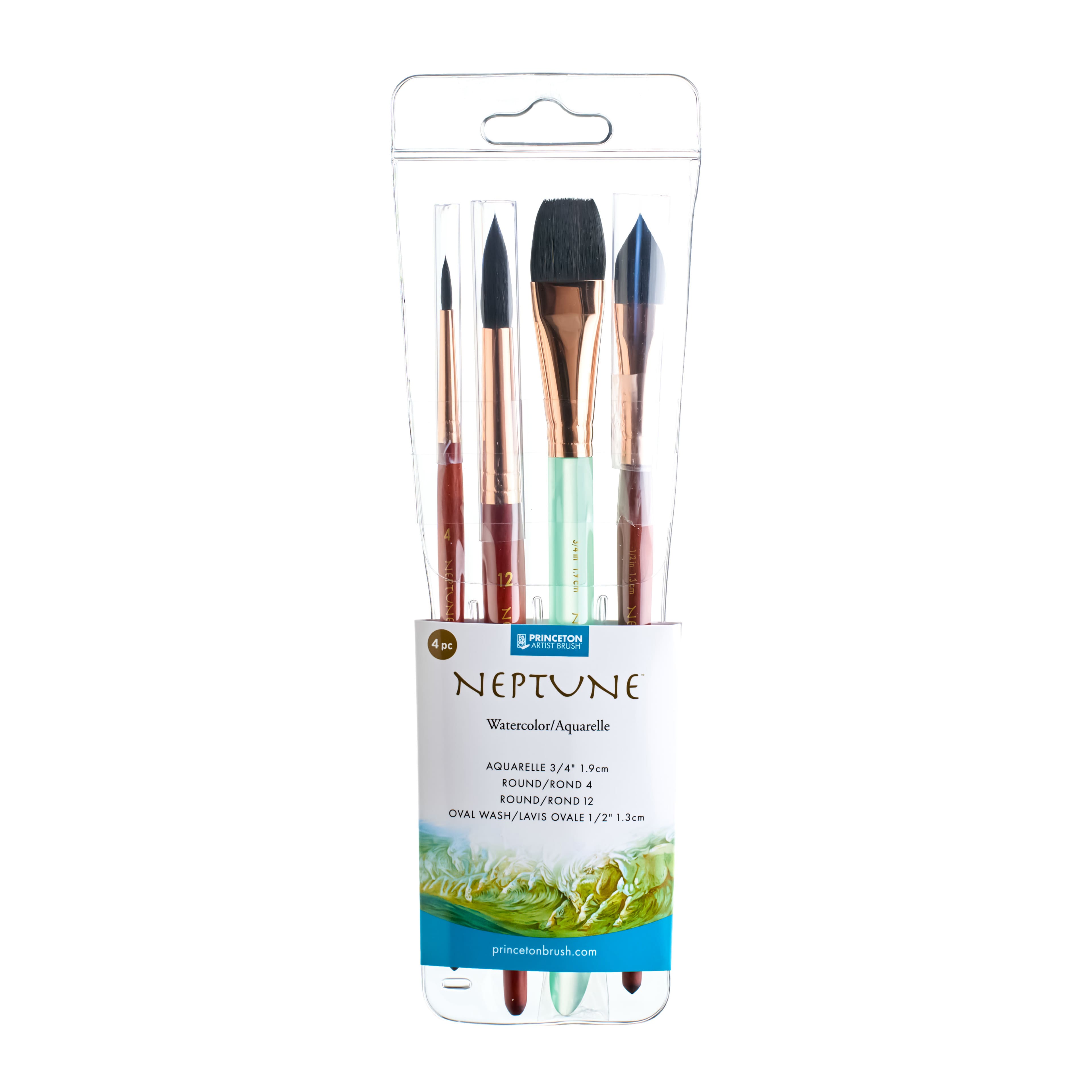 Princeton™ Neptune™ 4 Piece Professional Brush Set