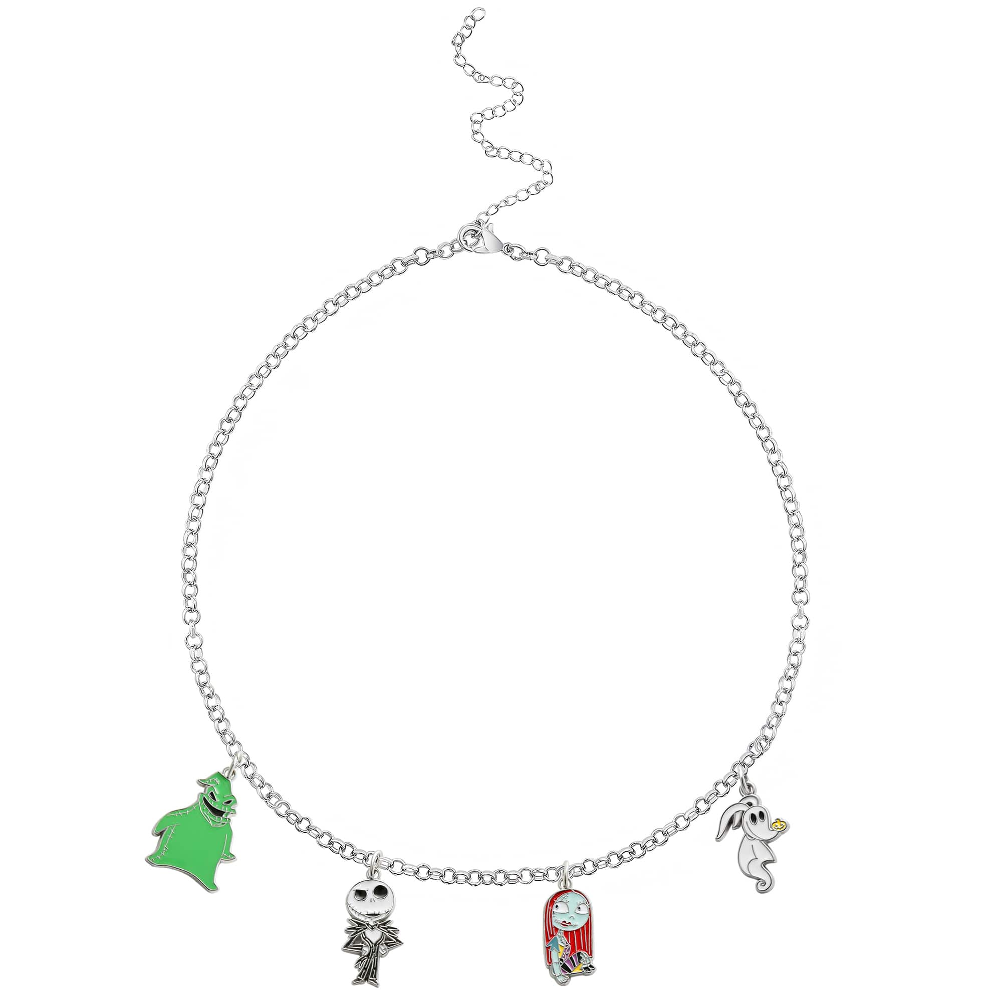 Disney® Nightmare Before Christmas Silver Enamel Charm Set - Image 2