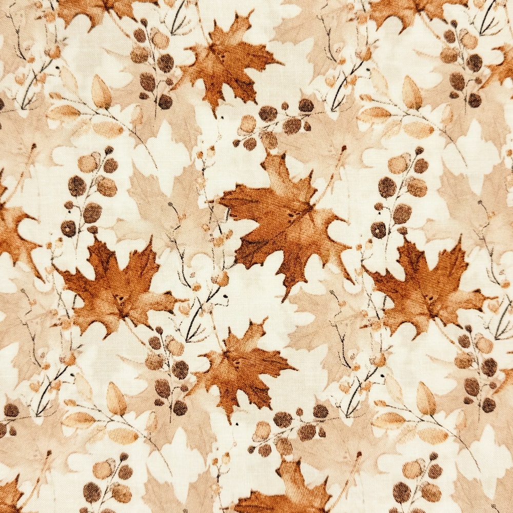 Northcott Fall Maple Leaves Cotton Quilting Fabric