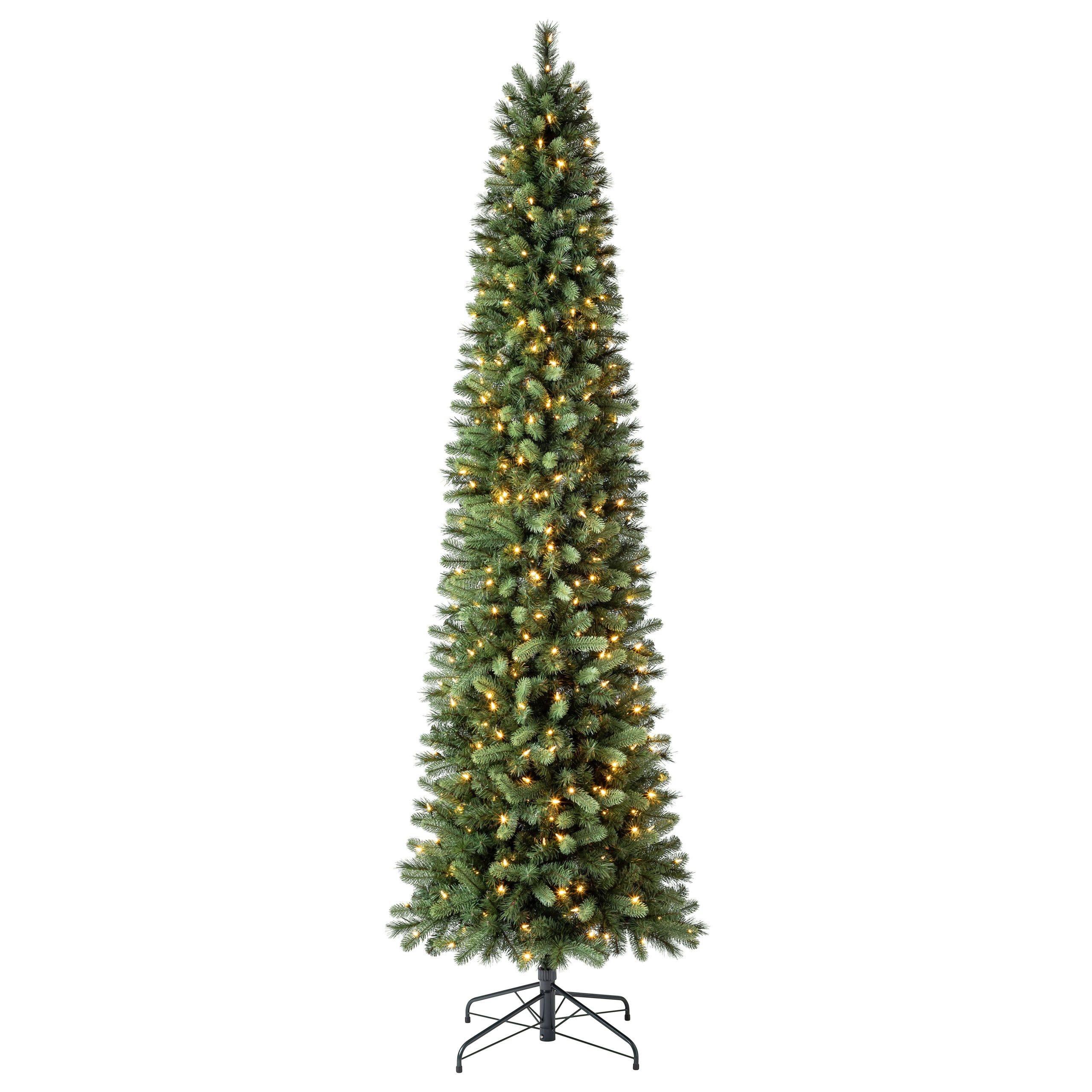 9ft. Pre-Lit Rothwell Slim Artificial Christmas Tree, Warm White LED Lights by Ashland® - Image 4