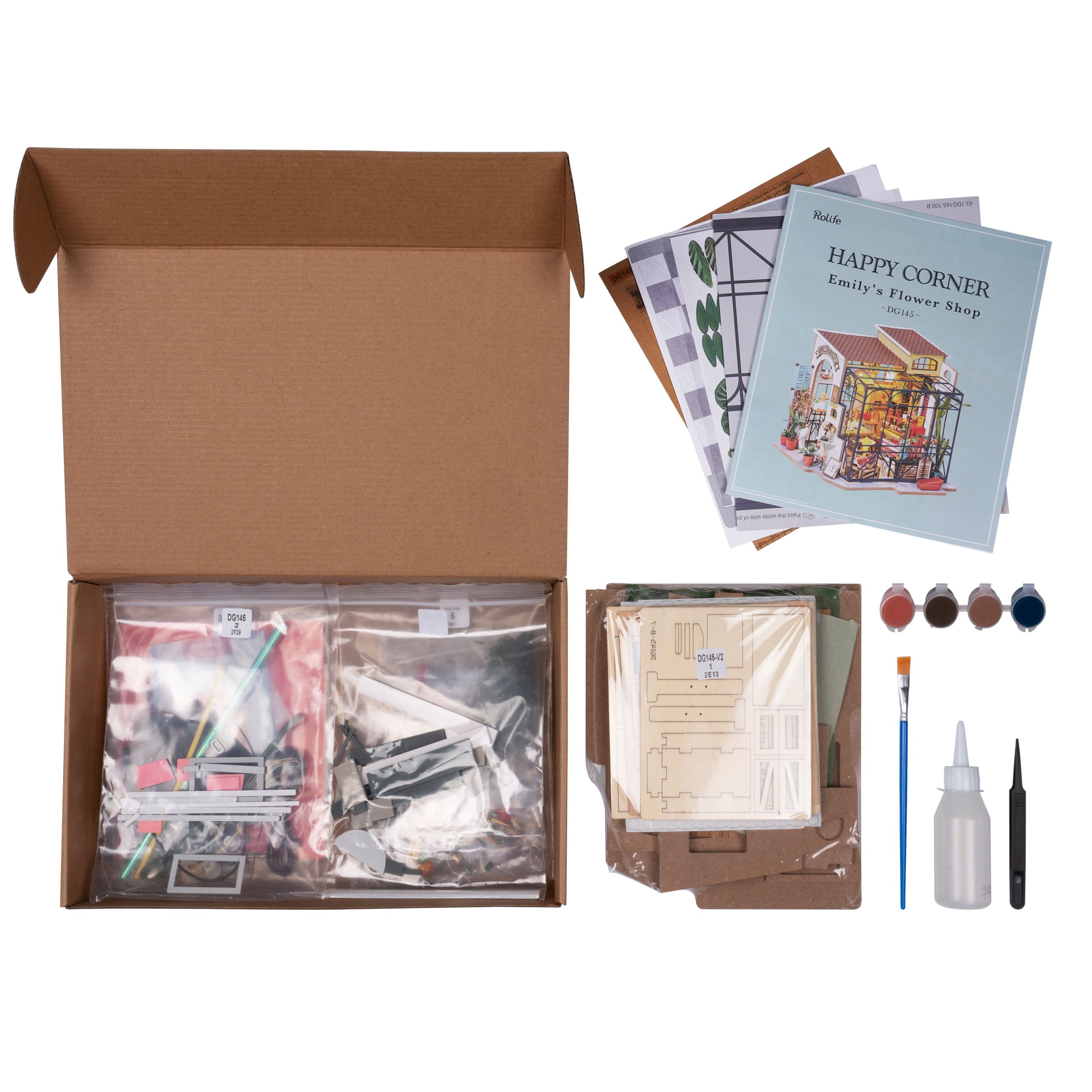 Rolife® Emily's Flower Shop DIY Miniature House Kit - Image 4