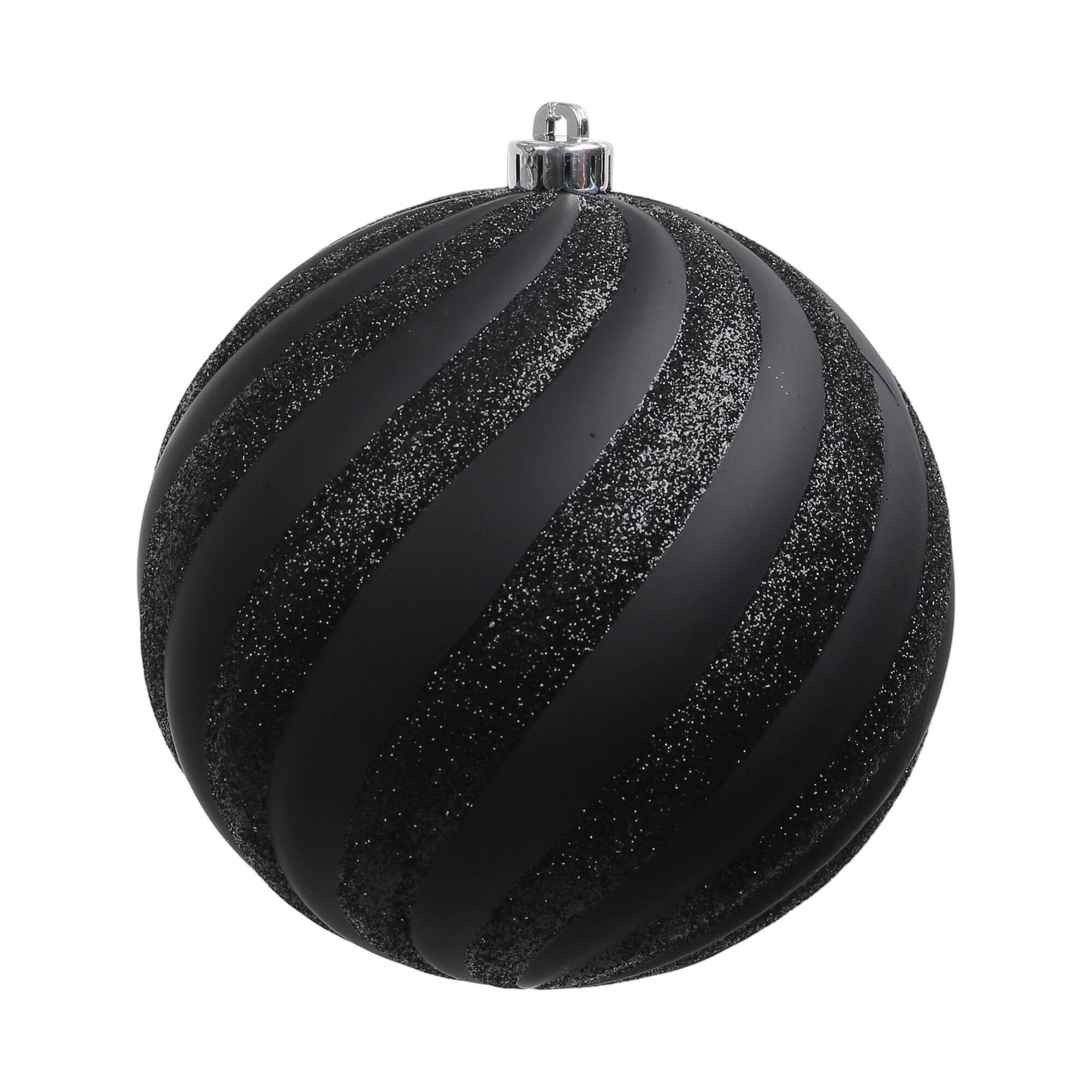 7.8" Black Ball Halloween Ornament by Ashland®