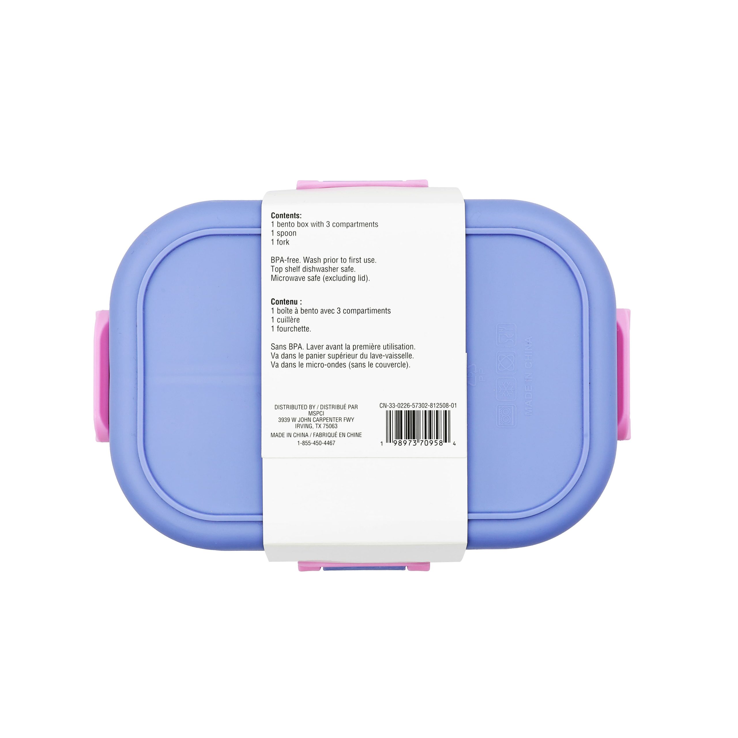 Class Rules! 3-Compartment Bento Box & Utensil Set by B2C™ - Image 4