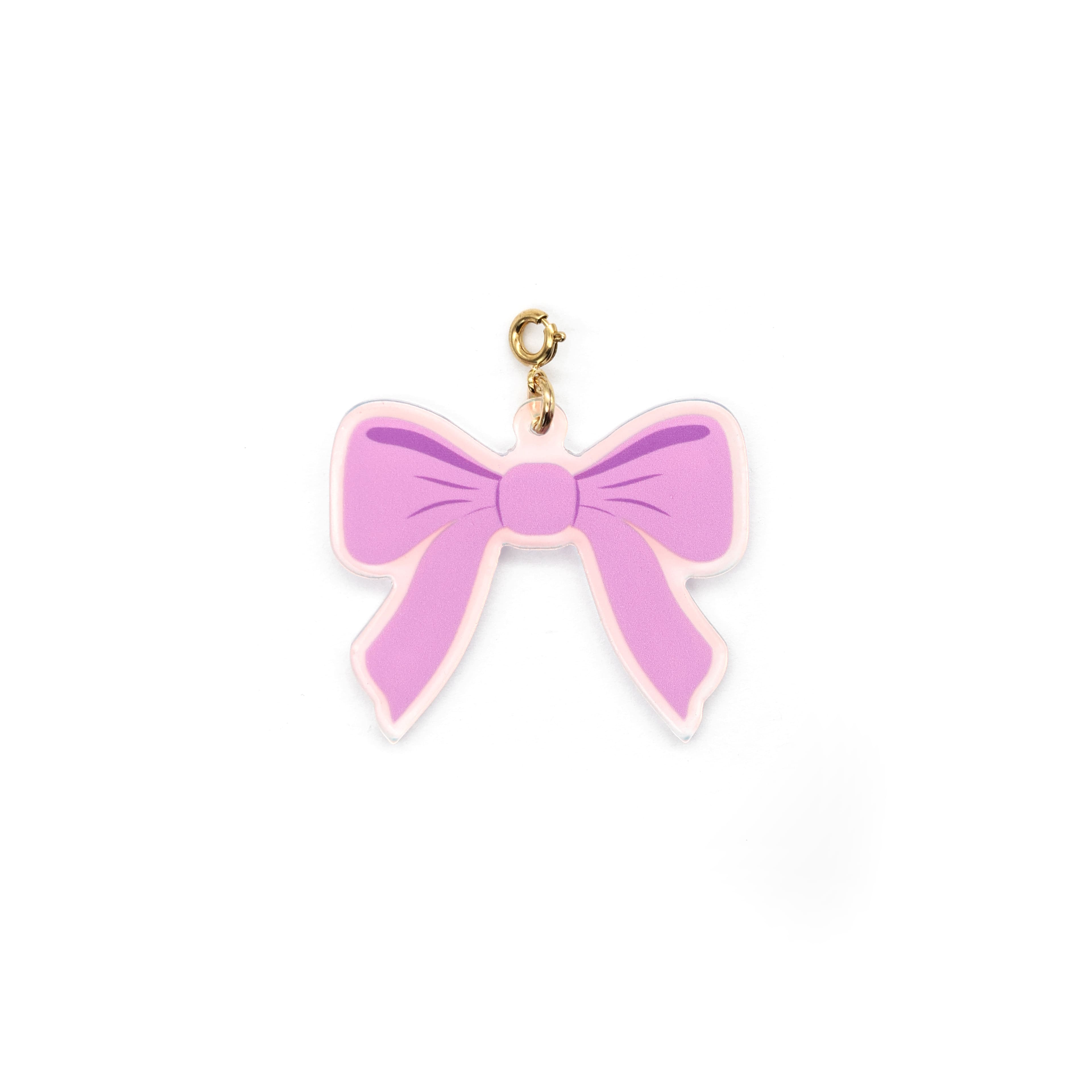 Pink Acrylic Bow Pendant by Creatology™