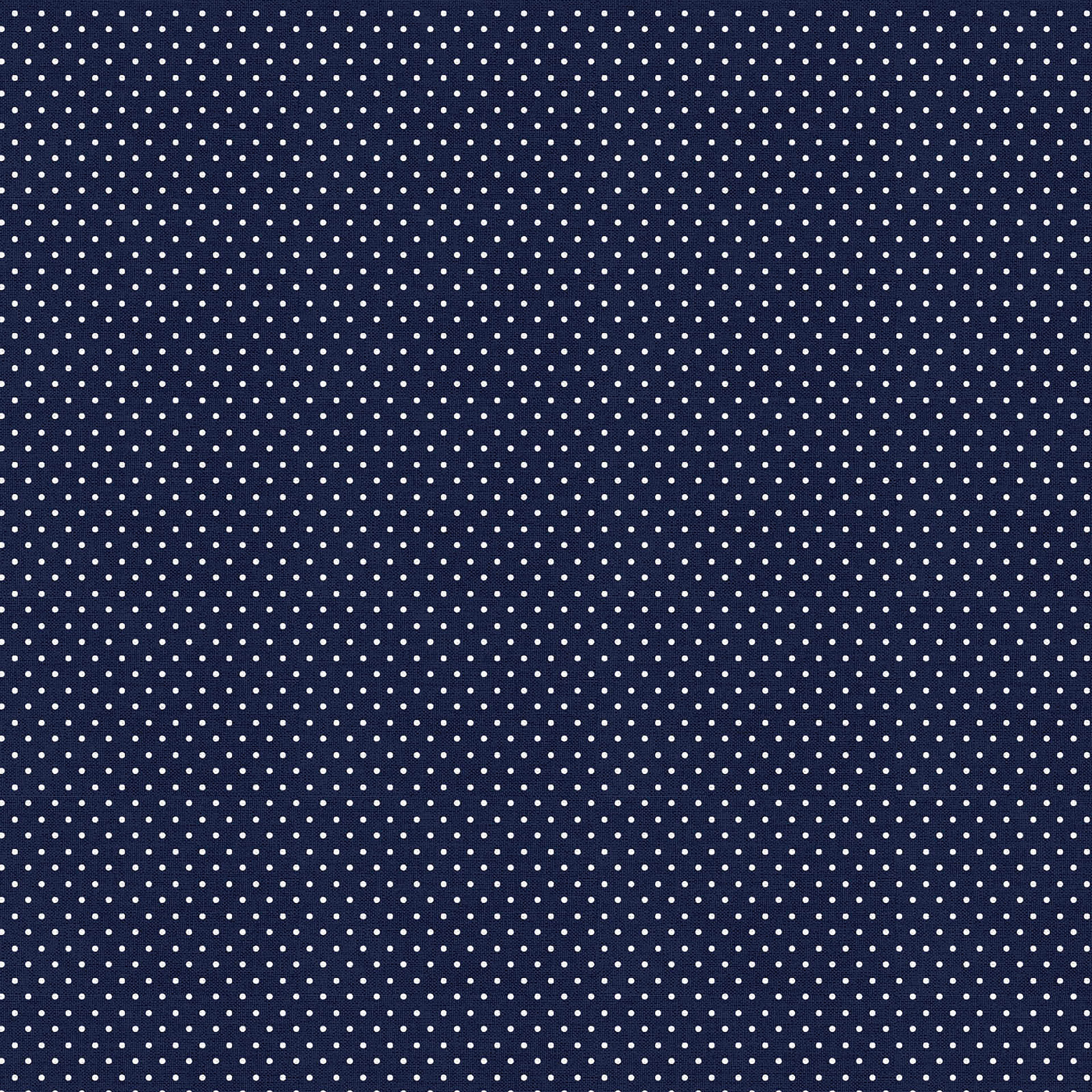 Fabric Editions Navy Pin Dot Cotton Fabric