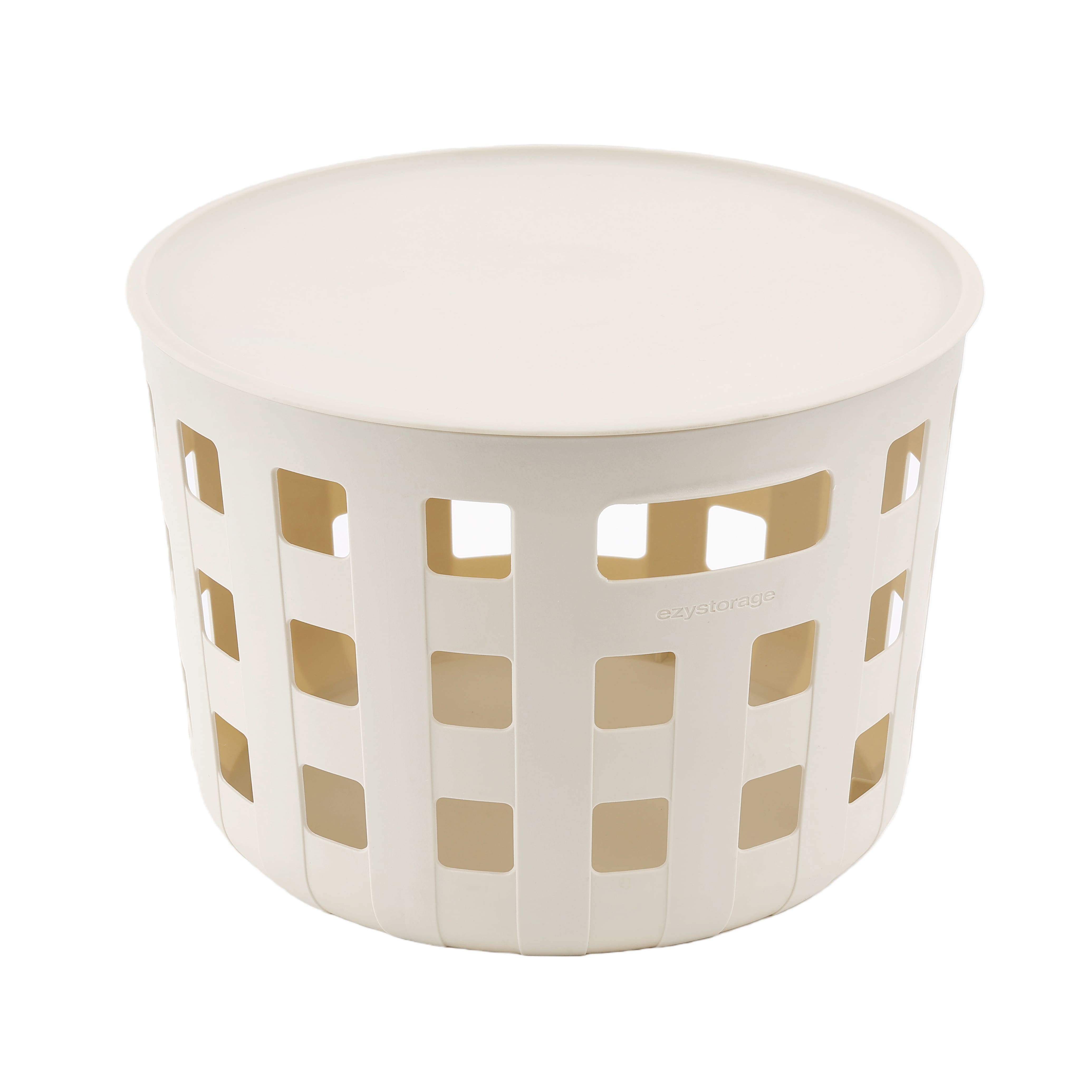 Ezy Storage Aura 14.8qt. Round Lidded Basket