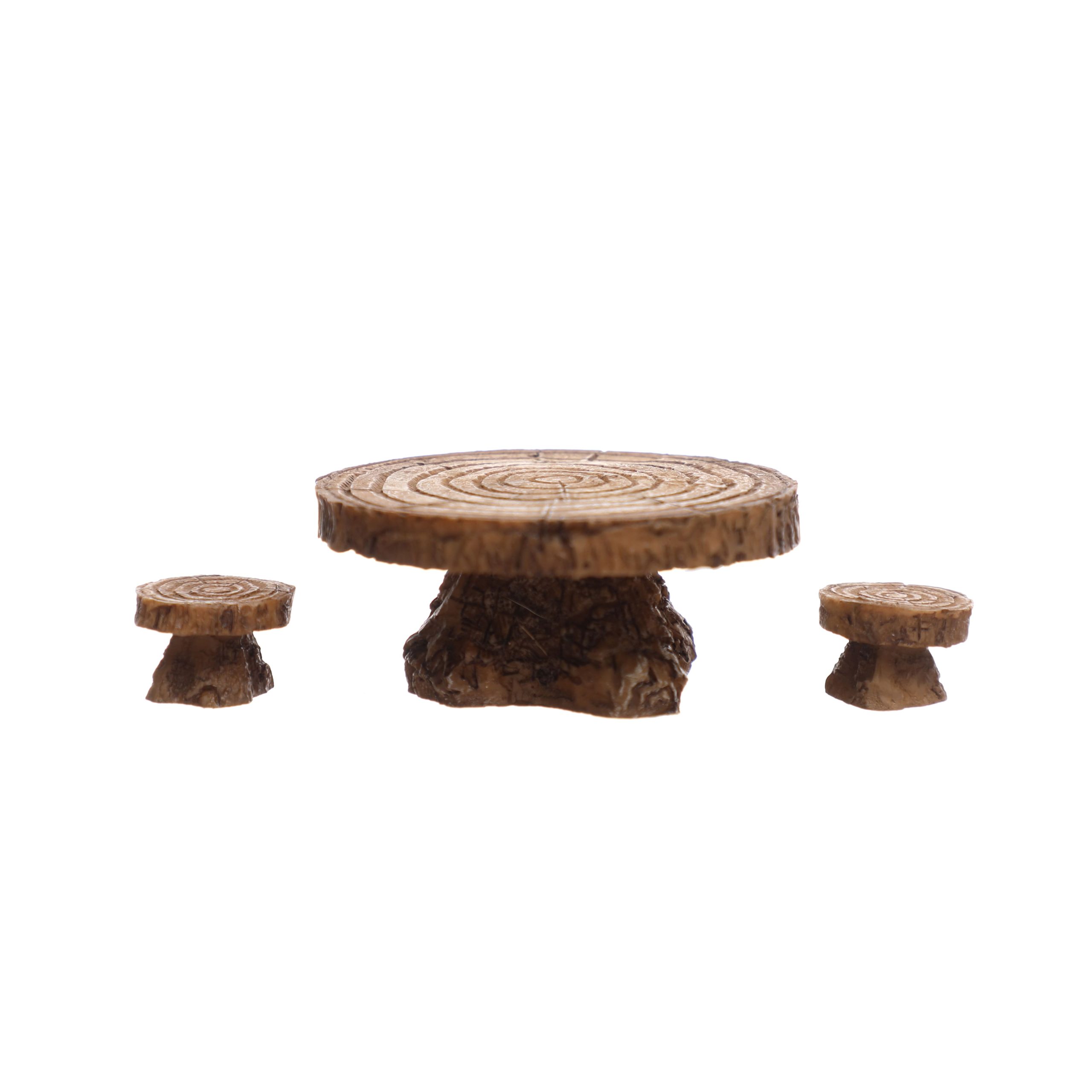 Mini Tree Stump Table & Seats by Ashland® - Image 2