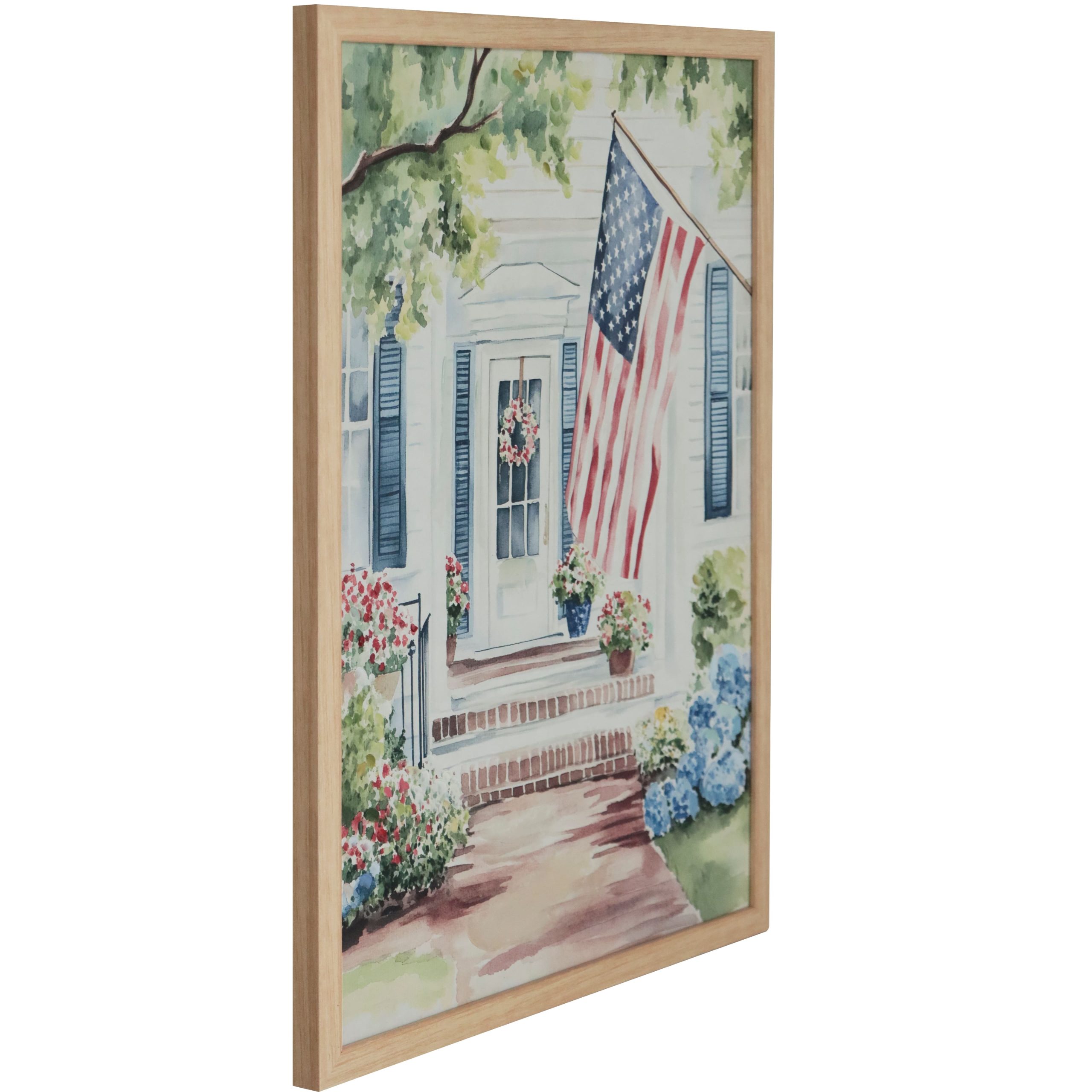 Red, White & Blue 24" Patriotic Home Canvas Wall Décor by Celebrate It™ - Image 2